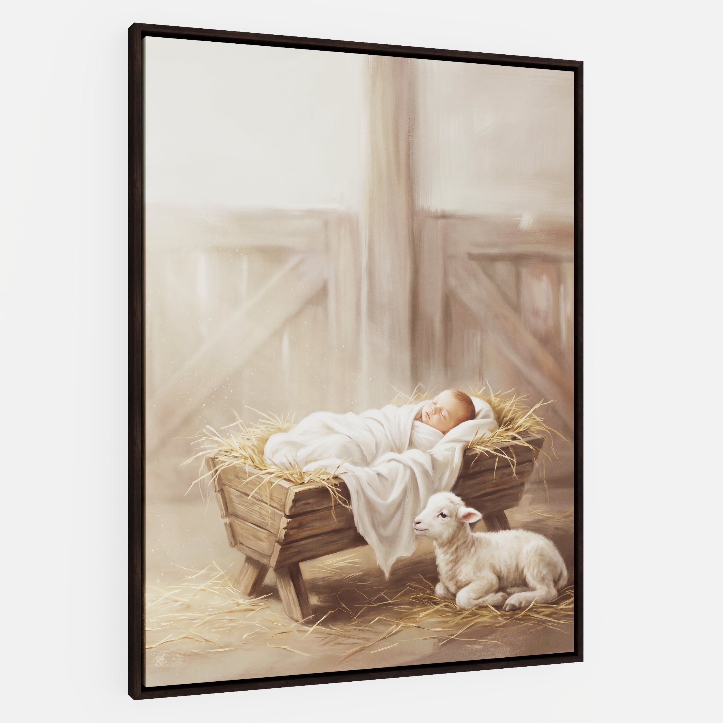Away in a Manger - Canvas