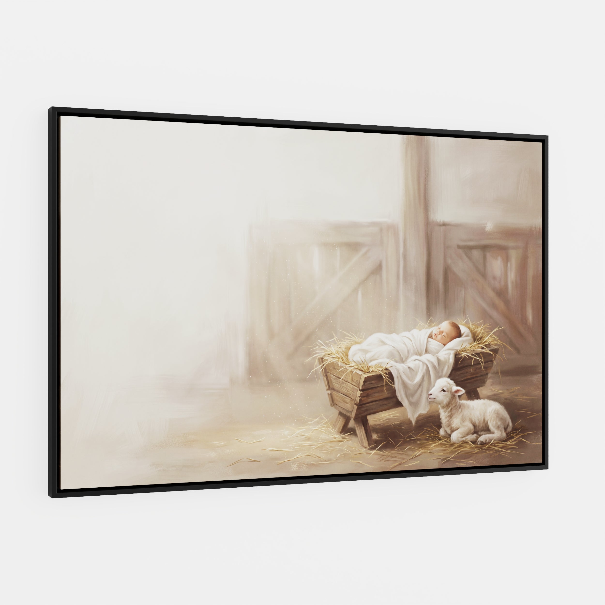 Away in a Manger - Canvas