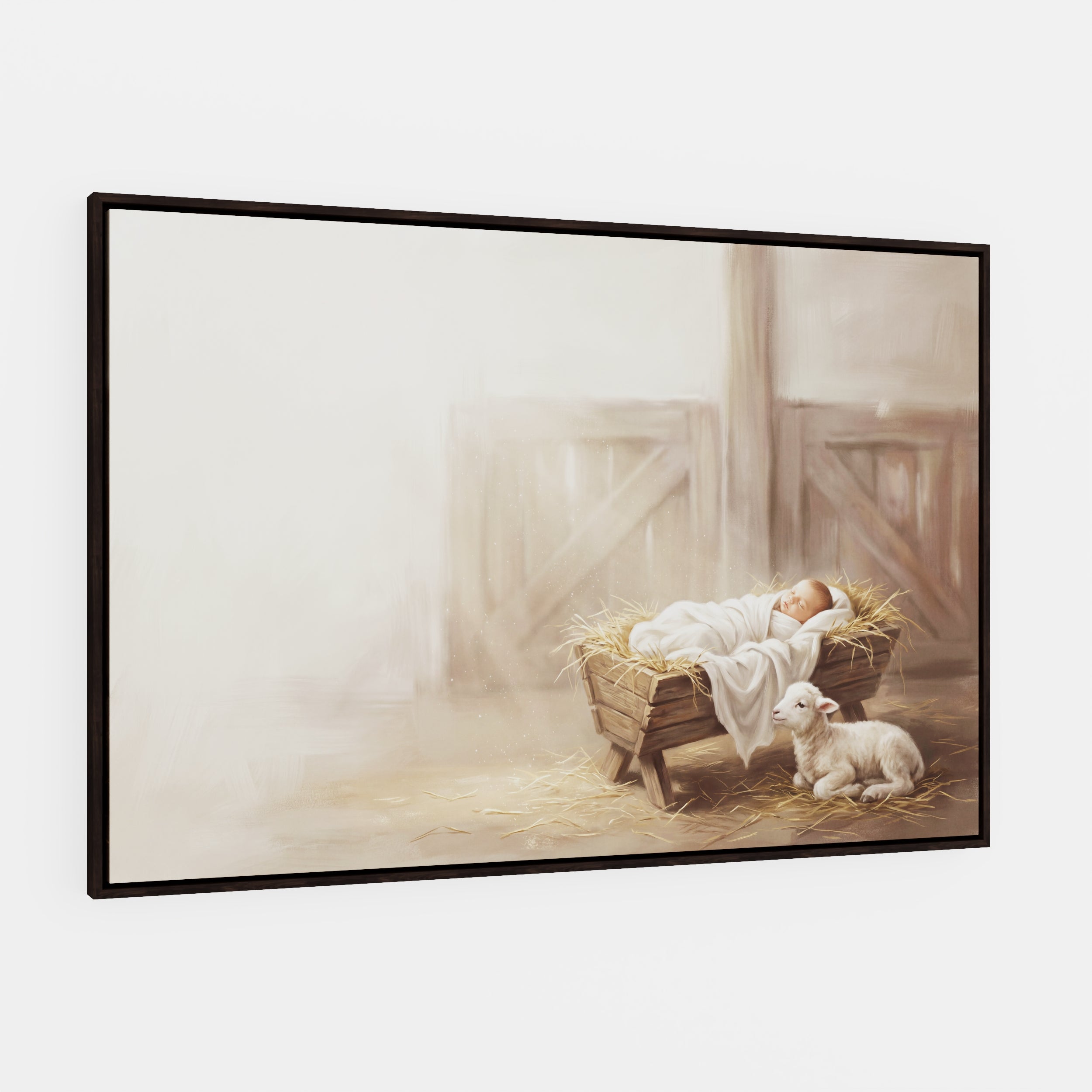 Away in a Manger - Canvas