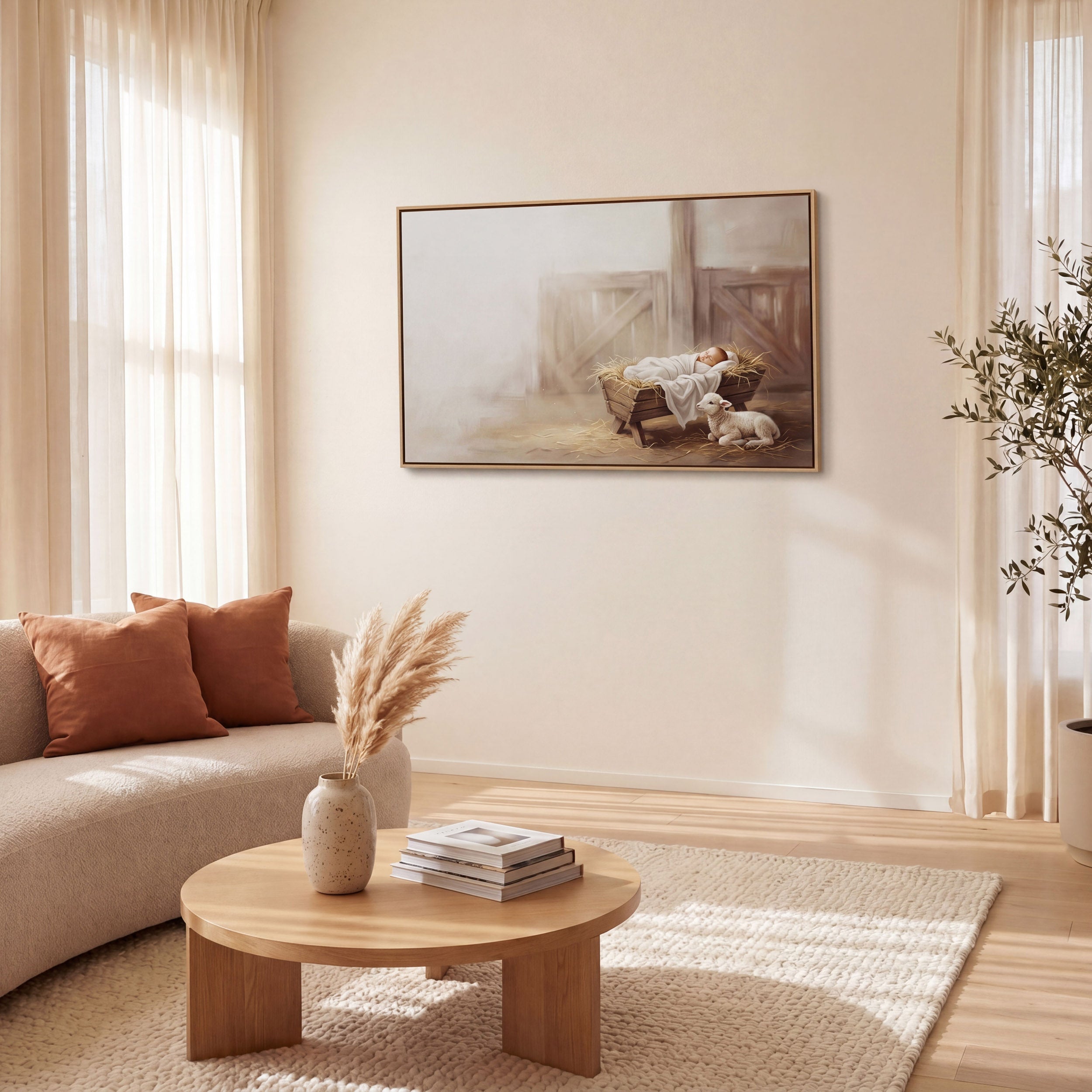 Away in a Manger - Canvas
