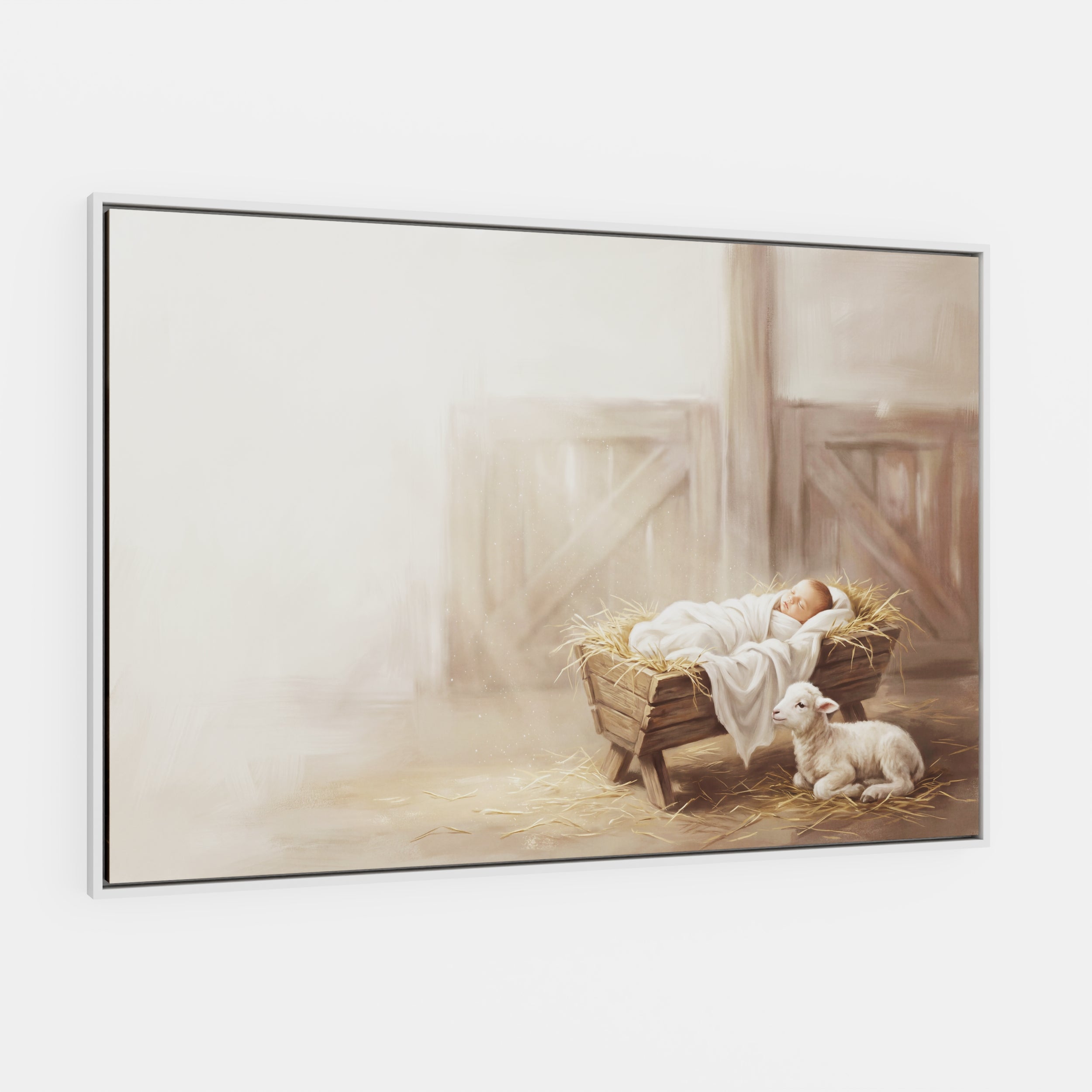 Away in a Manger - Canvas