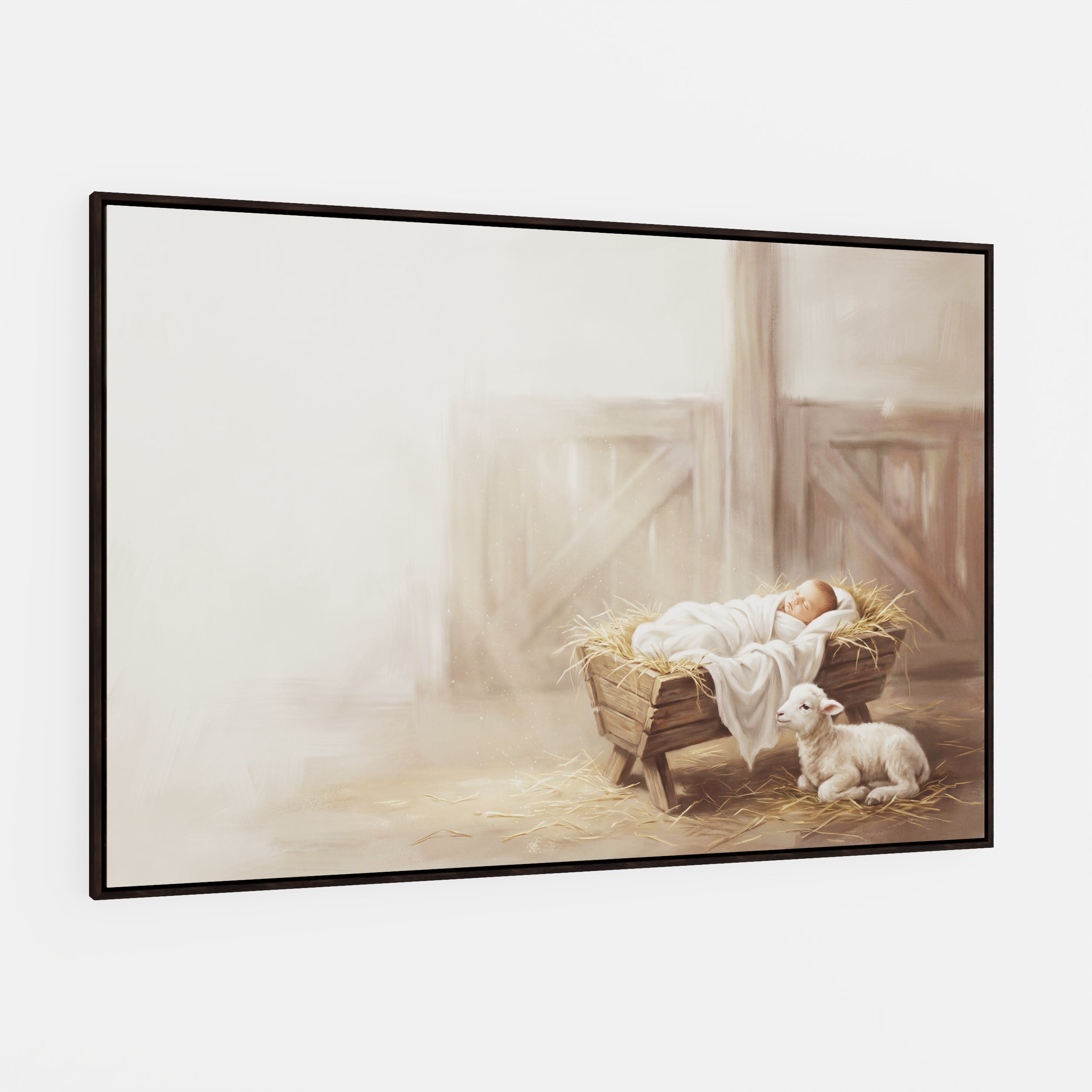 Away in a Manger - Canvas