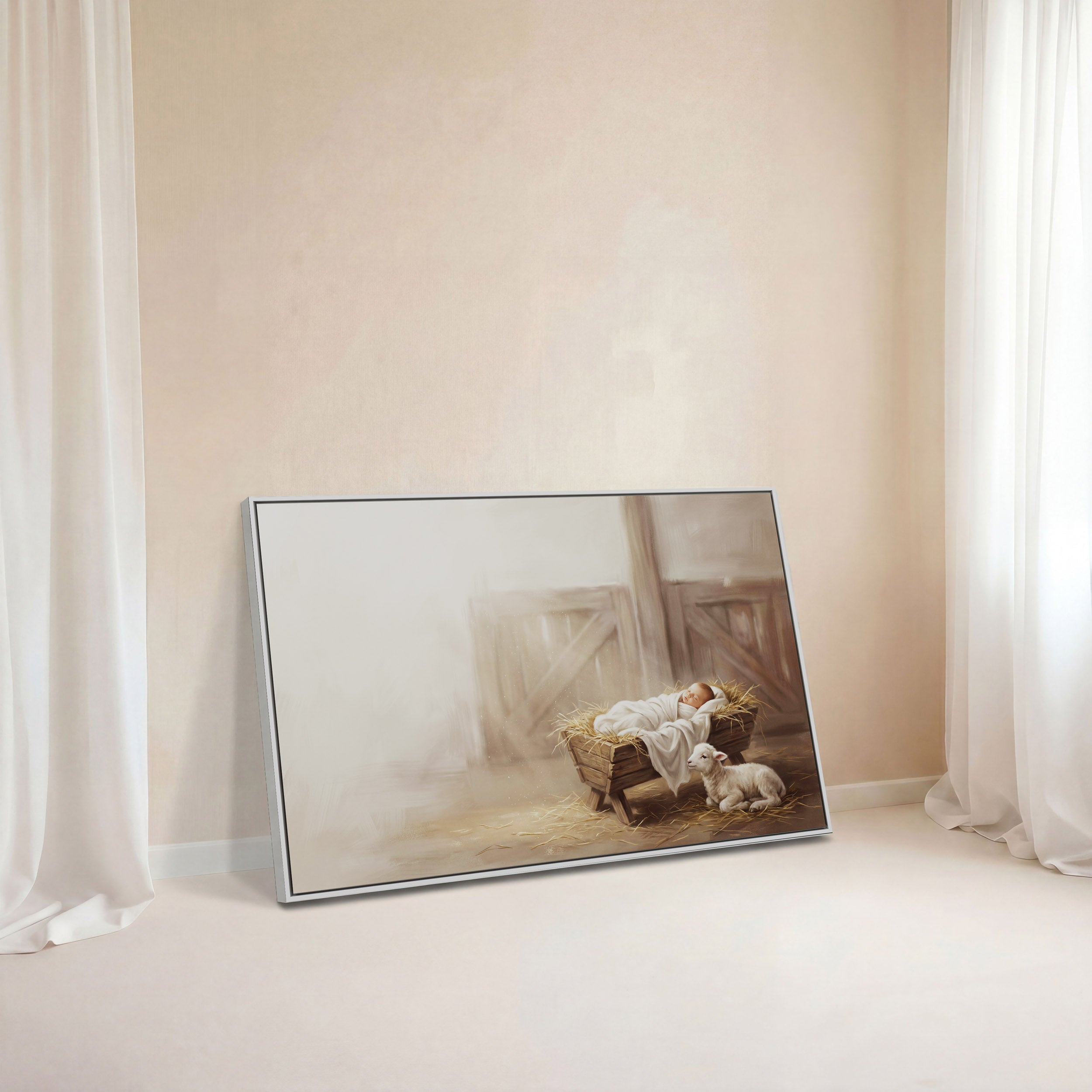 Away in a Manger - Canvas