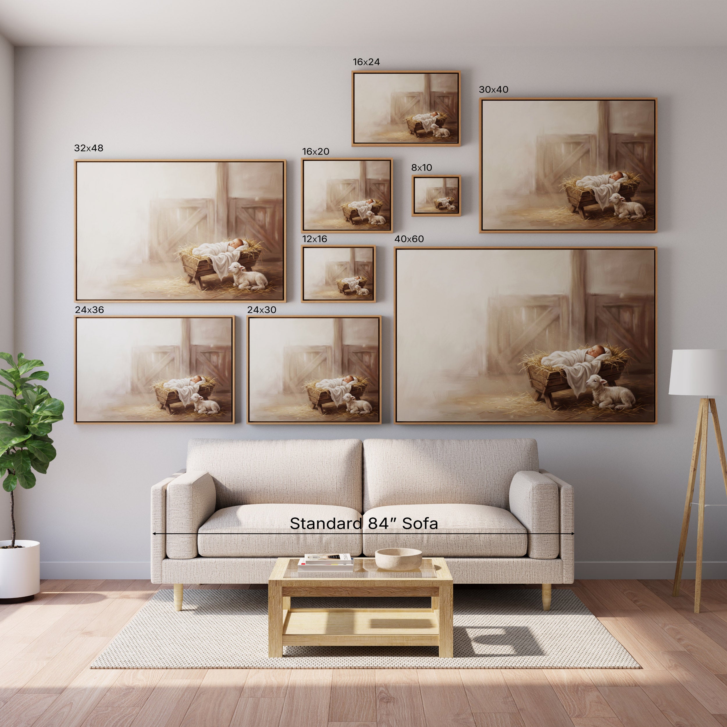 Away in a Manger - Canvas