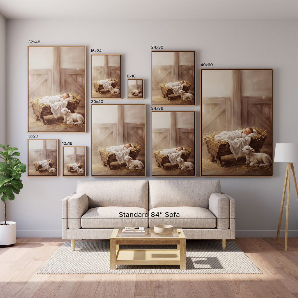 Away in a Manger - Canvas