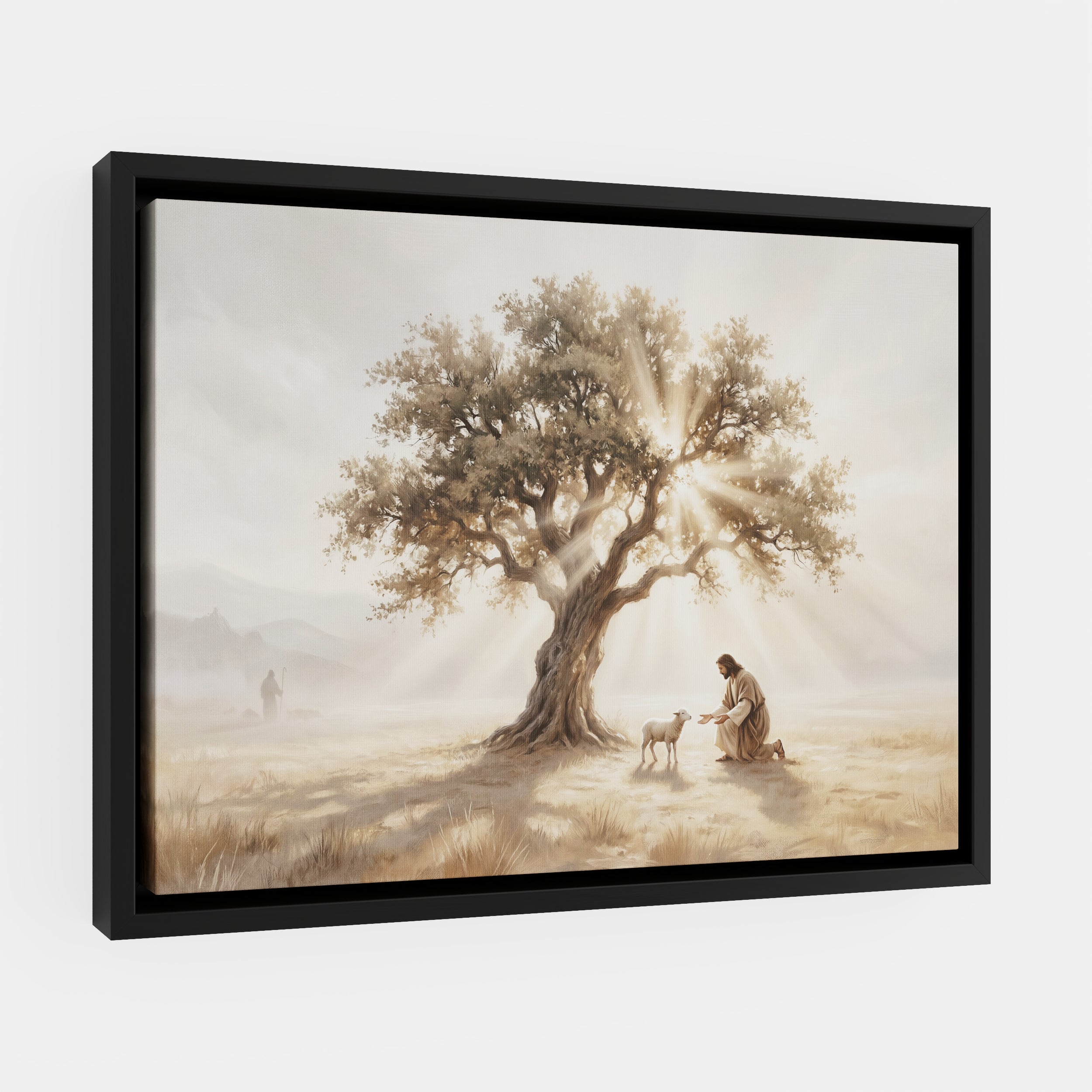 He Kneels for One - Canvas