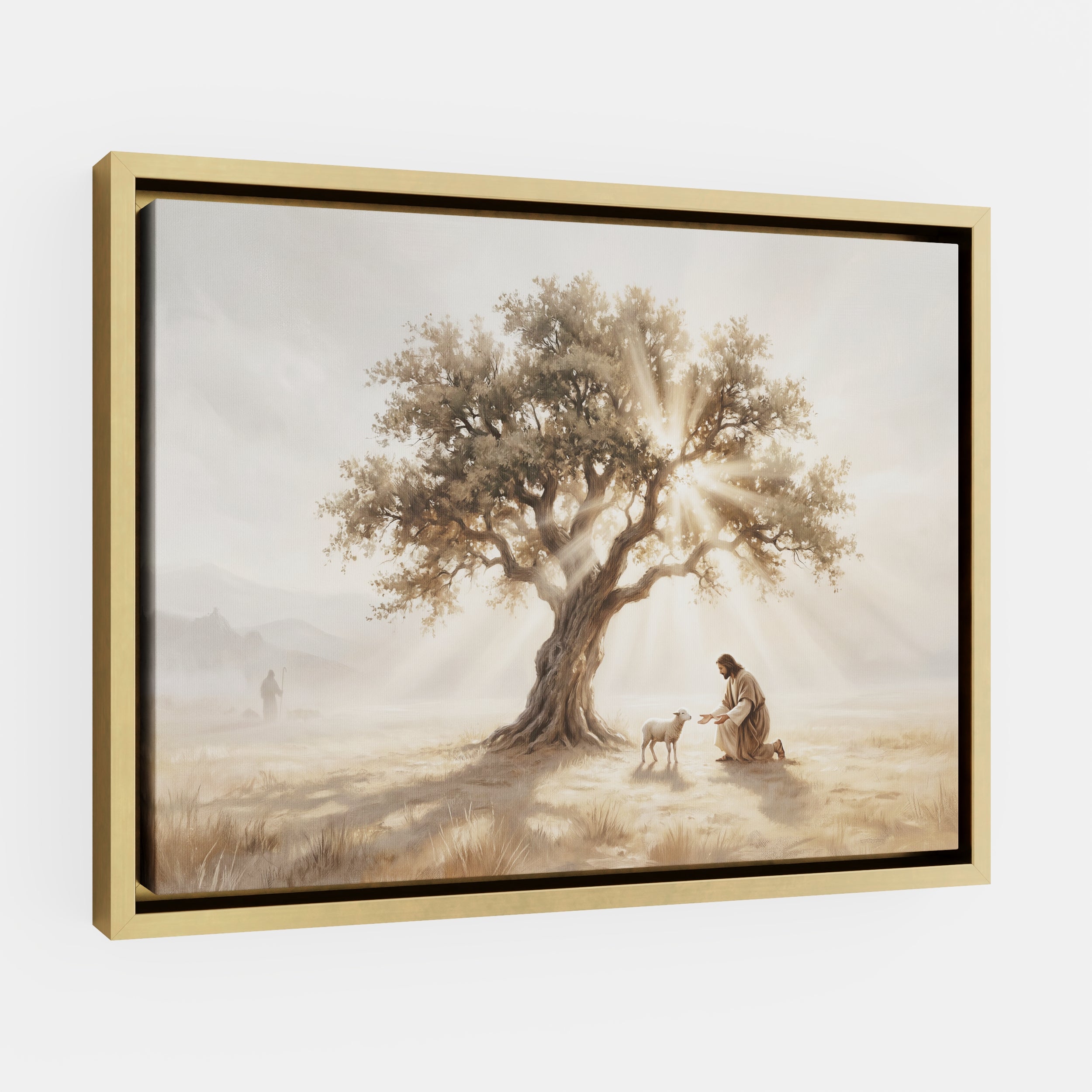 He Kneels for One - Canvas