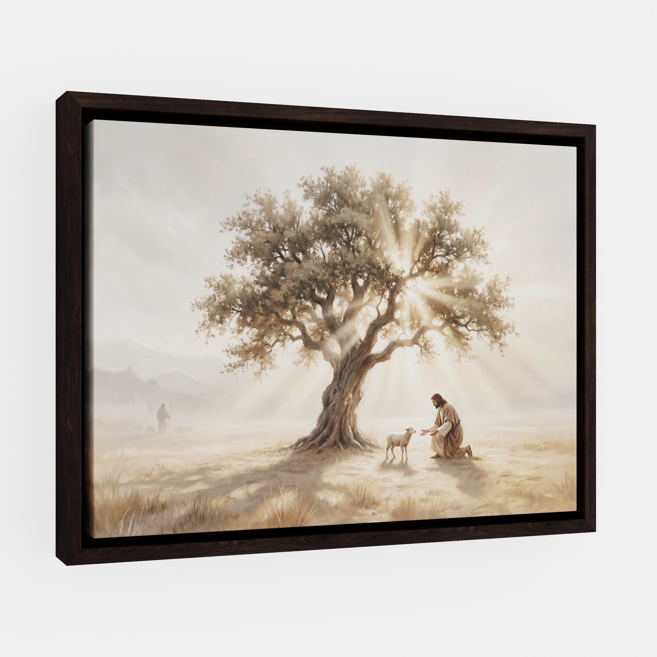 He Kneels for One - Canvas
