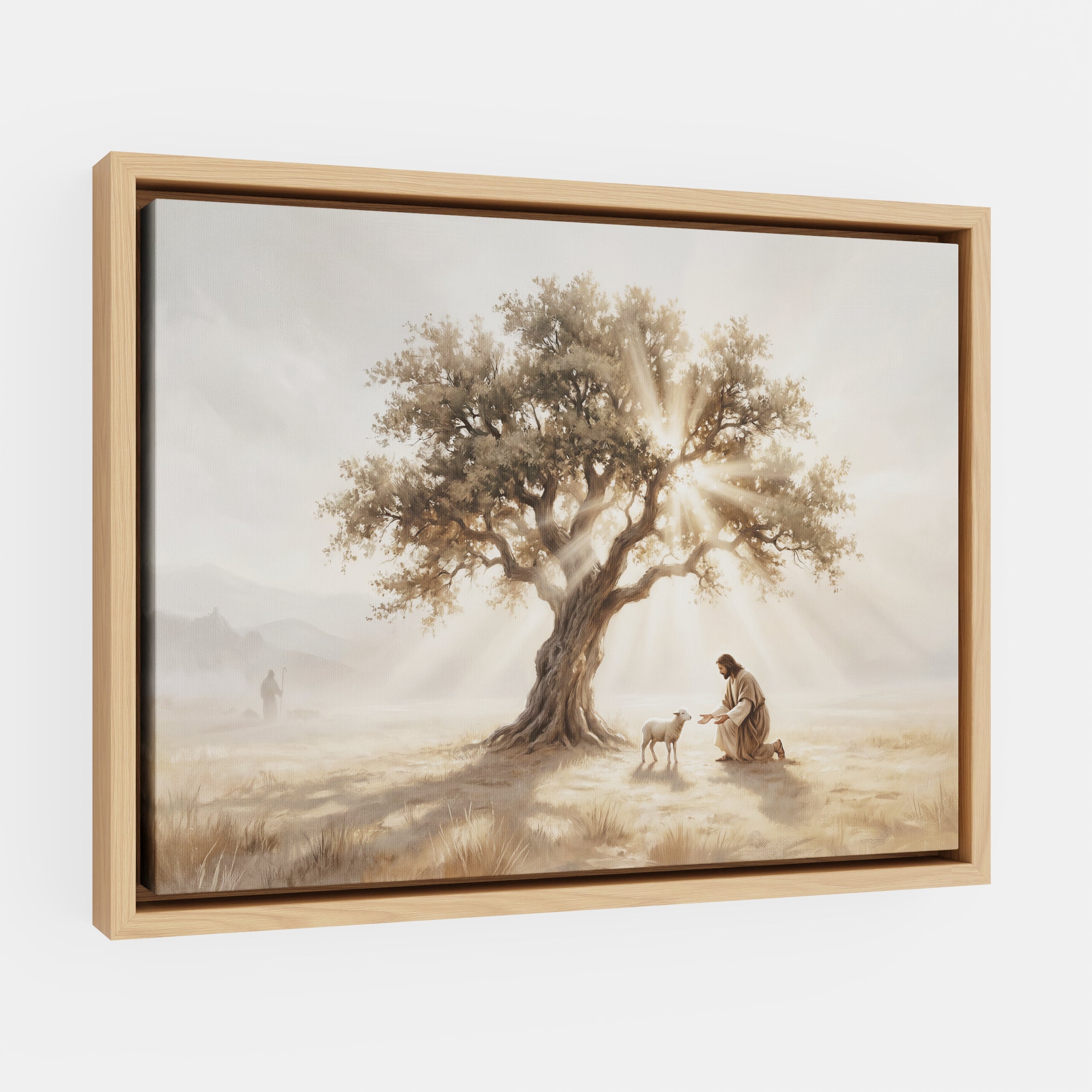 He Kneels for One - Canvas