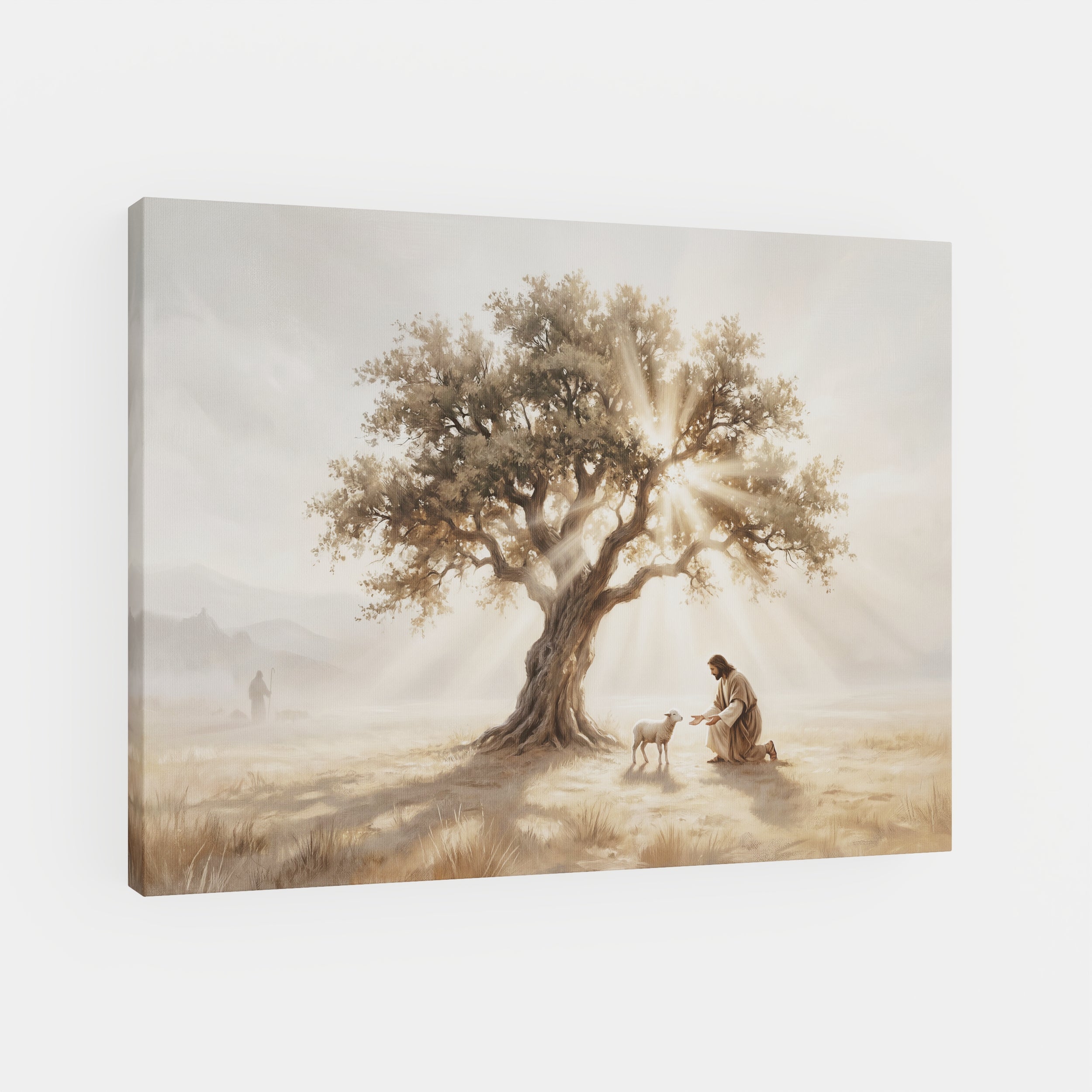 He Kneels for One - Canvas