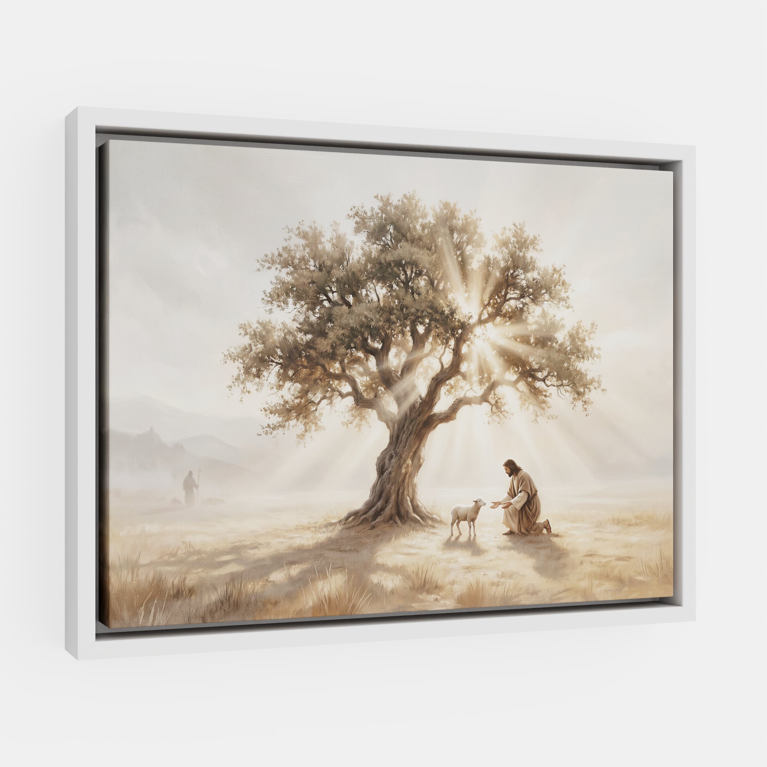 He Kneels for One - Canvas