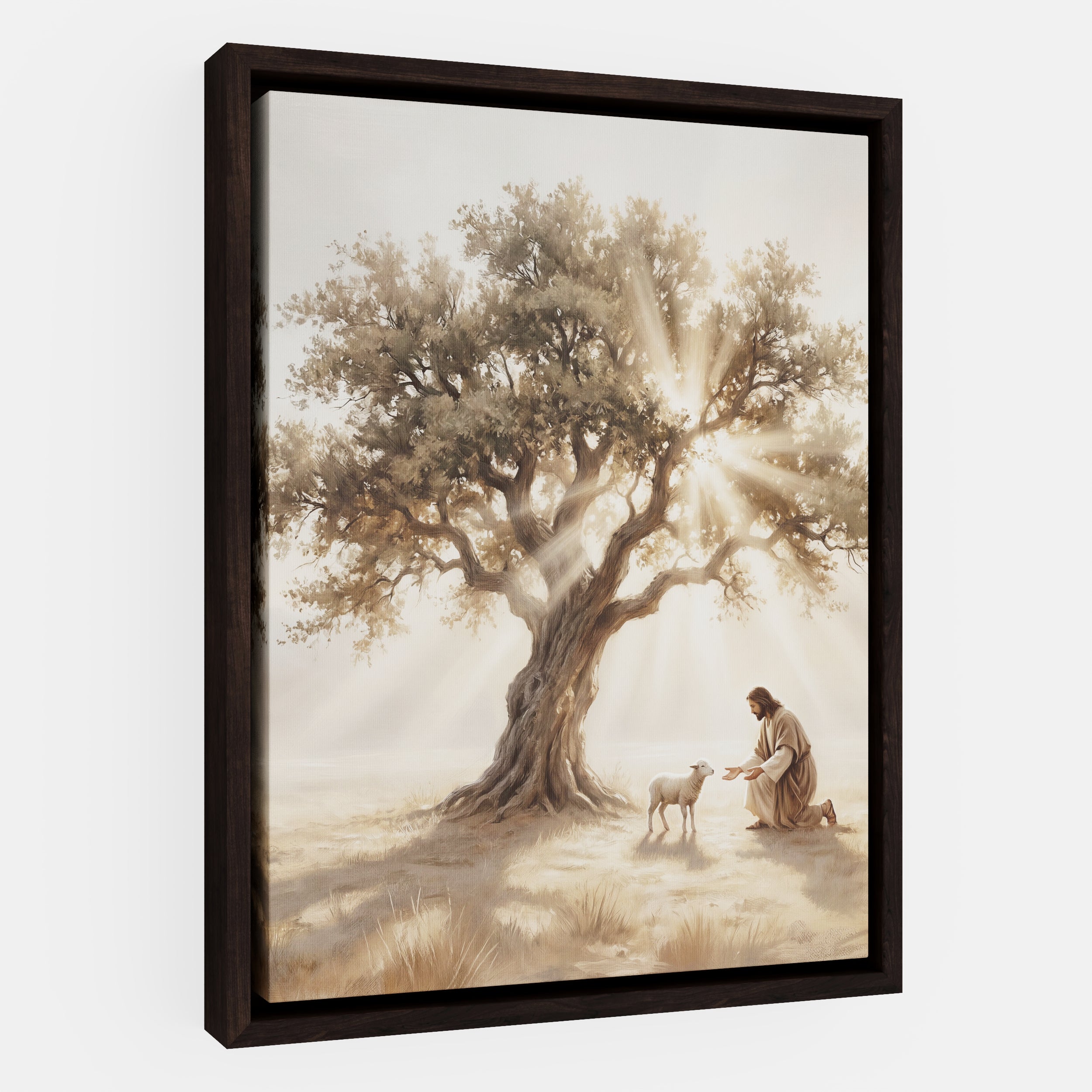 He Kneels for One - Canvas