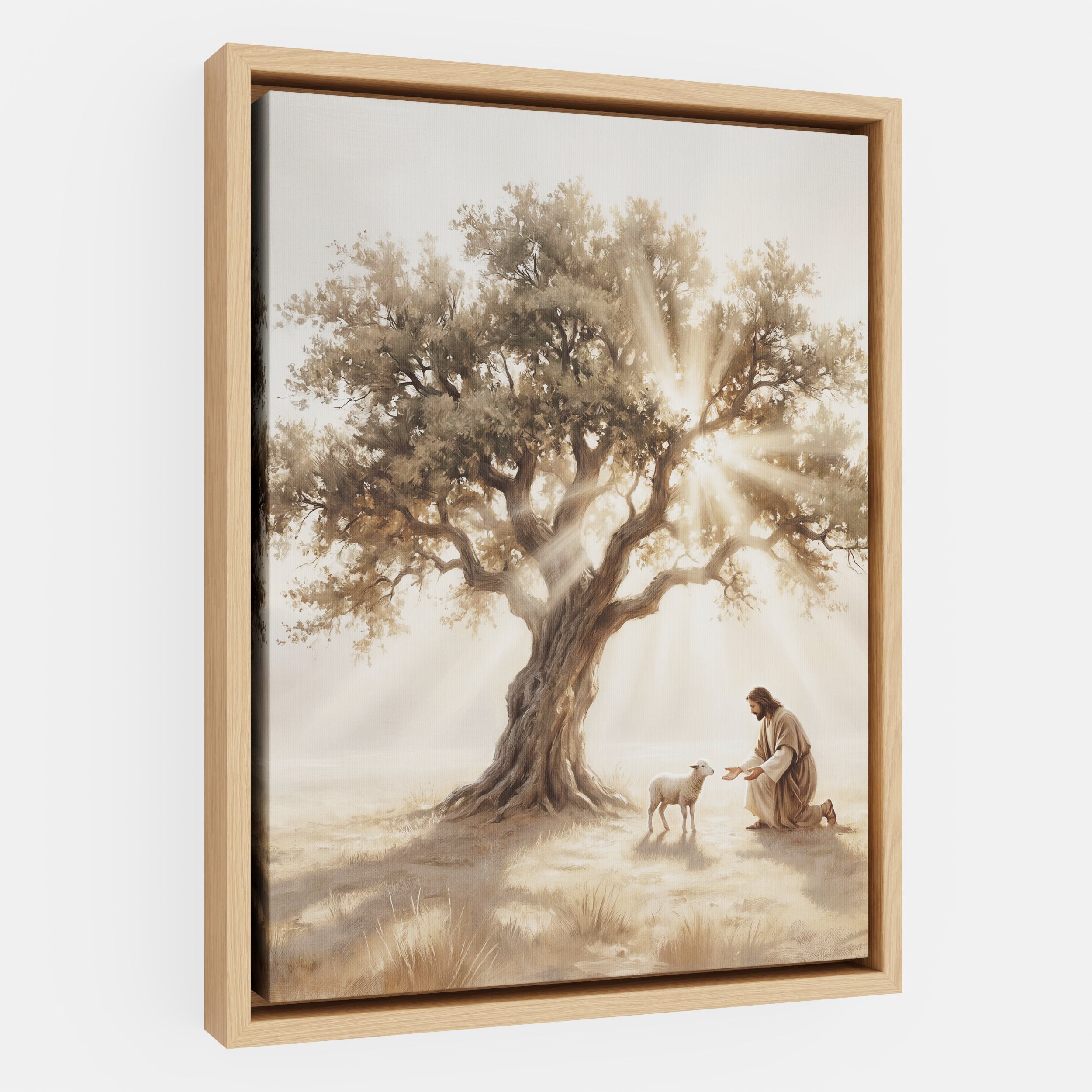 He Kneels for One - Canvas