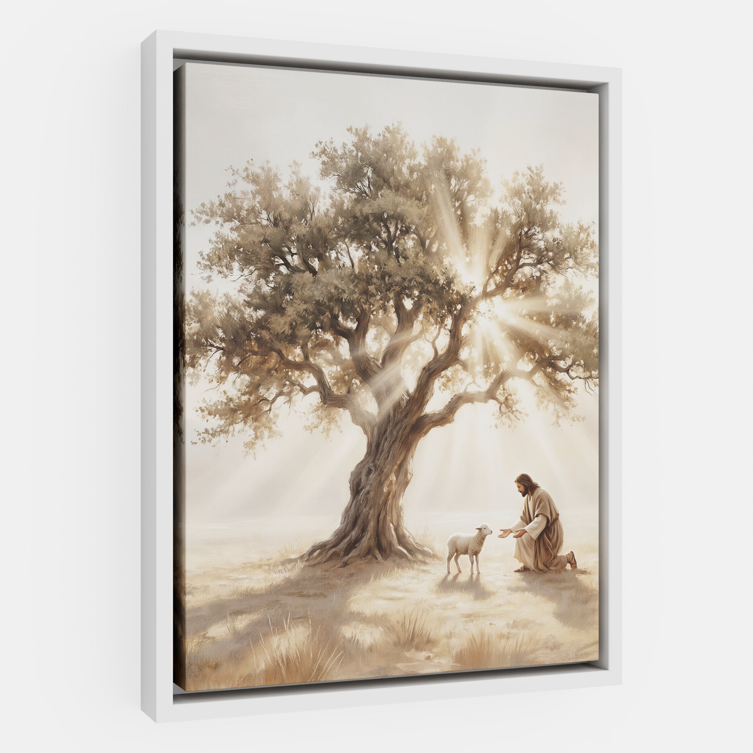 He Kneels for One - Canvas