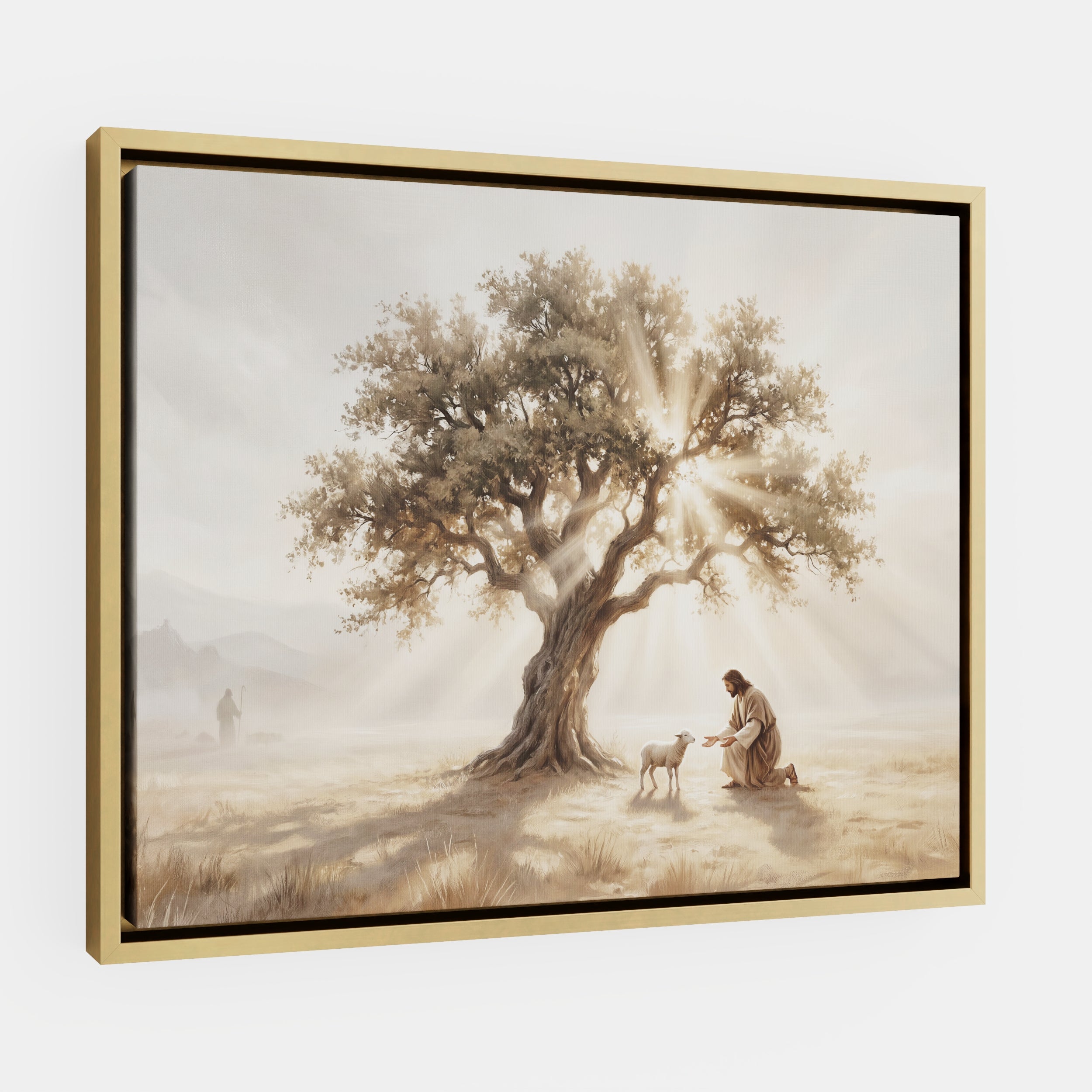 He Kneels for One - Canvas