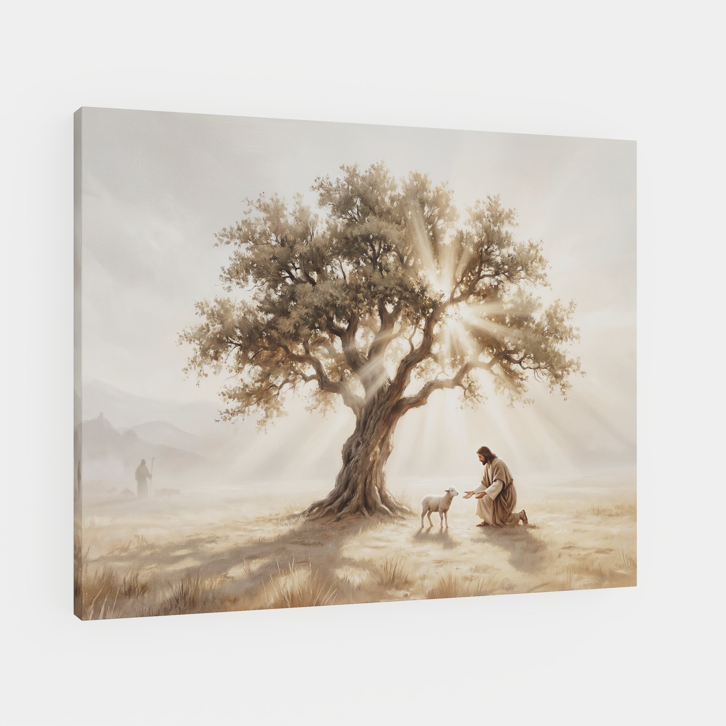 He Kneels for One - Canvas