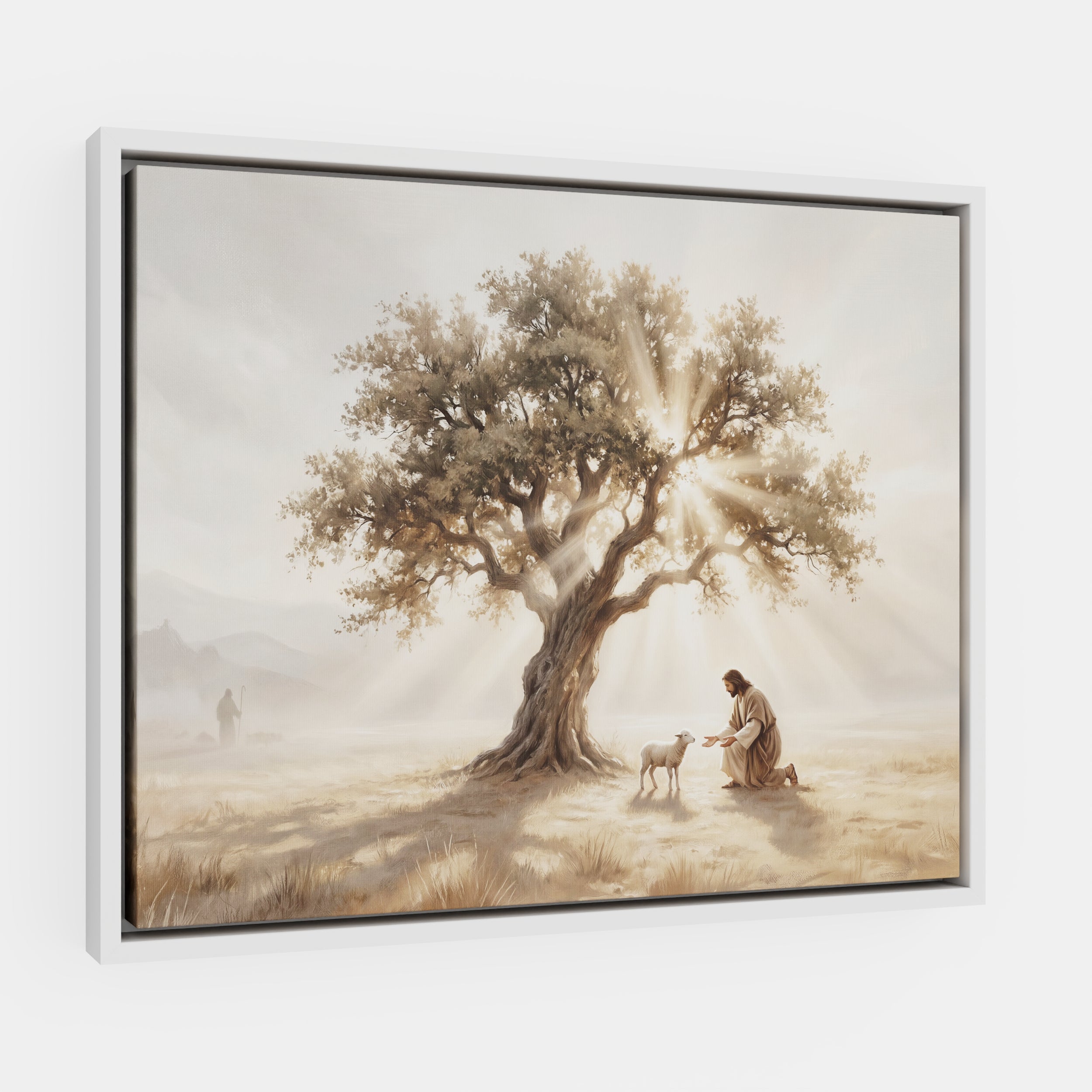 He Kneels for One - Canvas