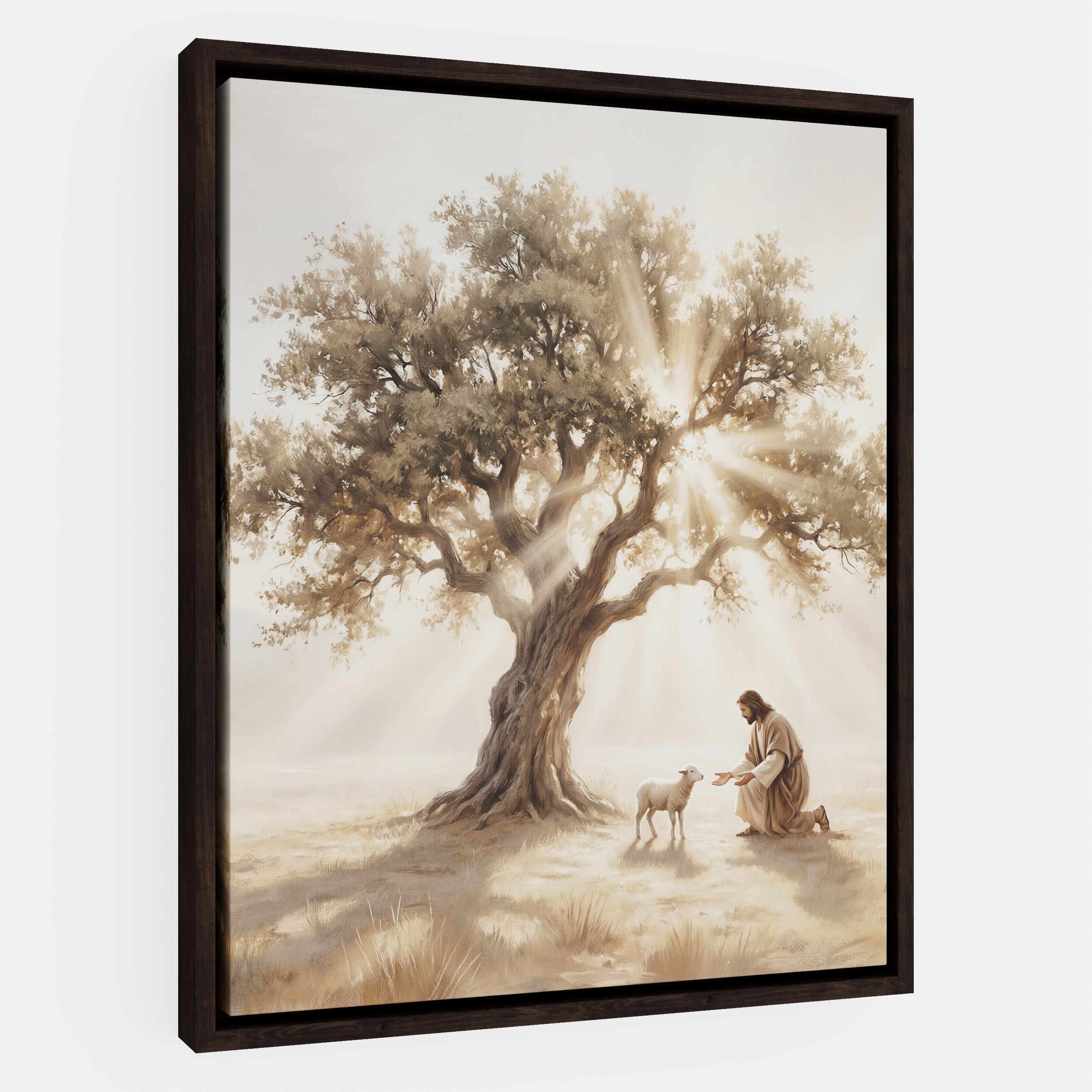 He Kneels for One - Canvas