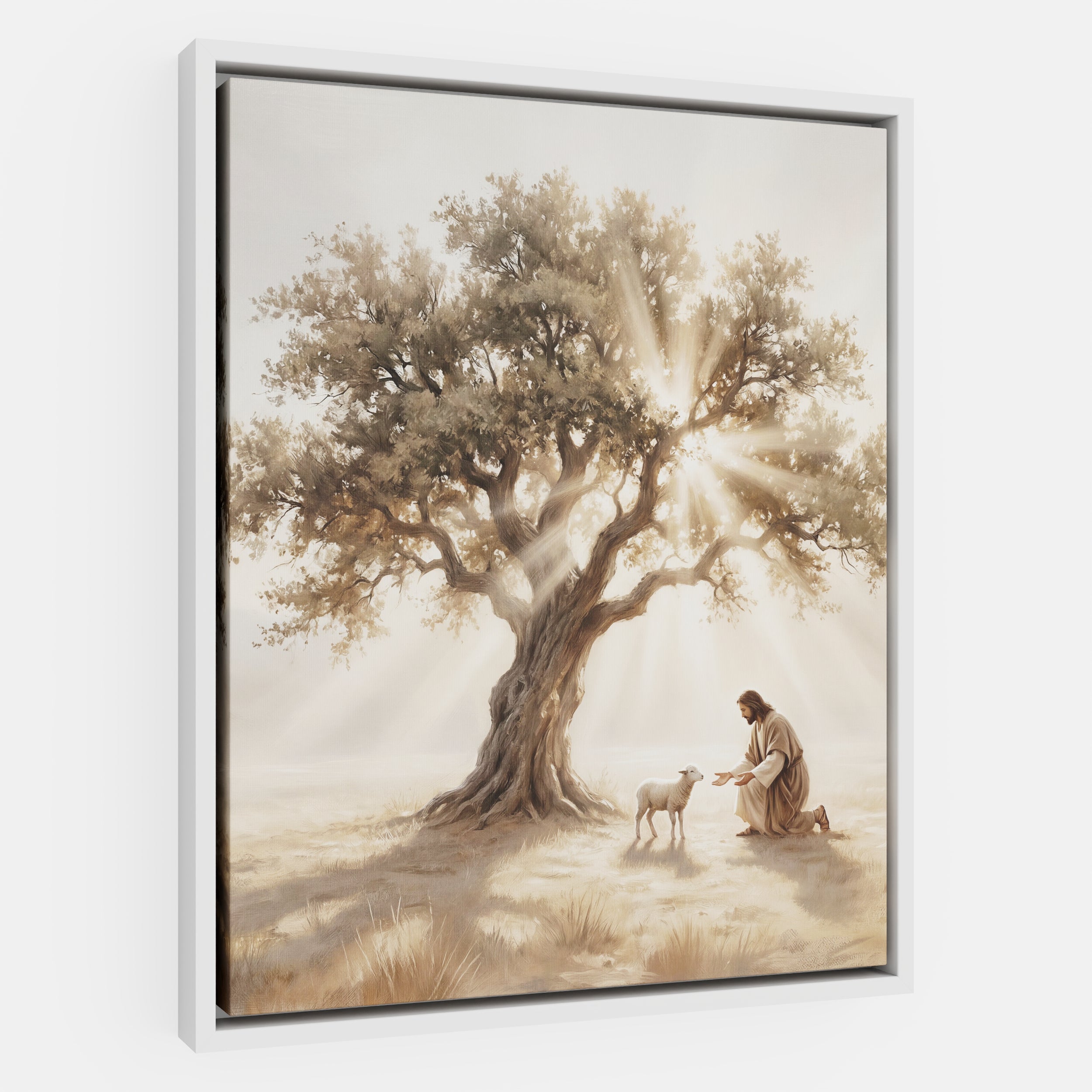 He Kneels for One - Canvas