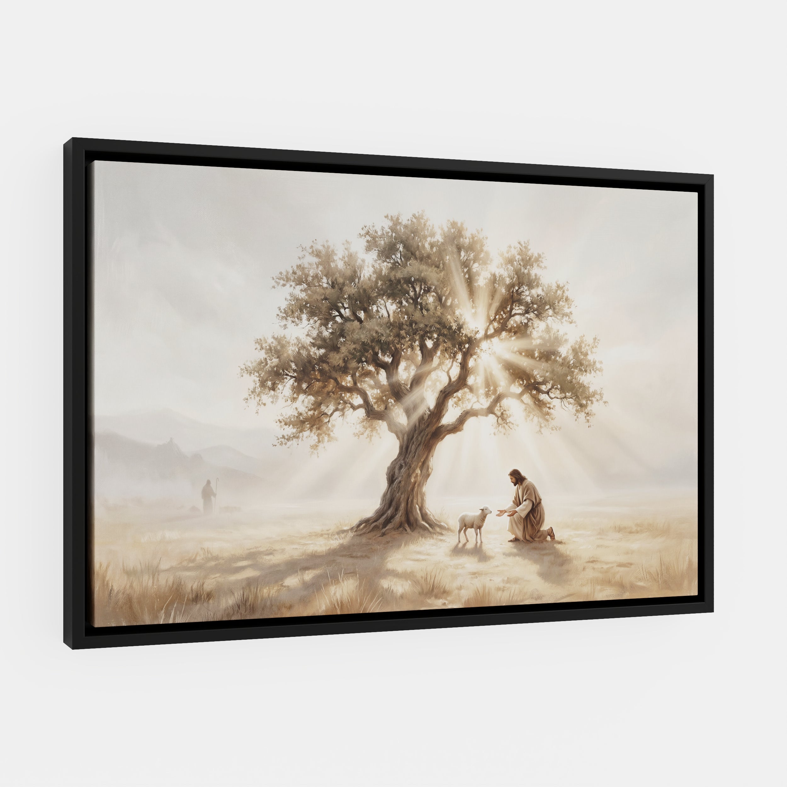 He Kneels for One - Canvas