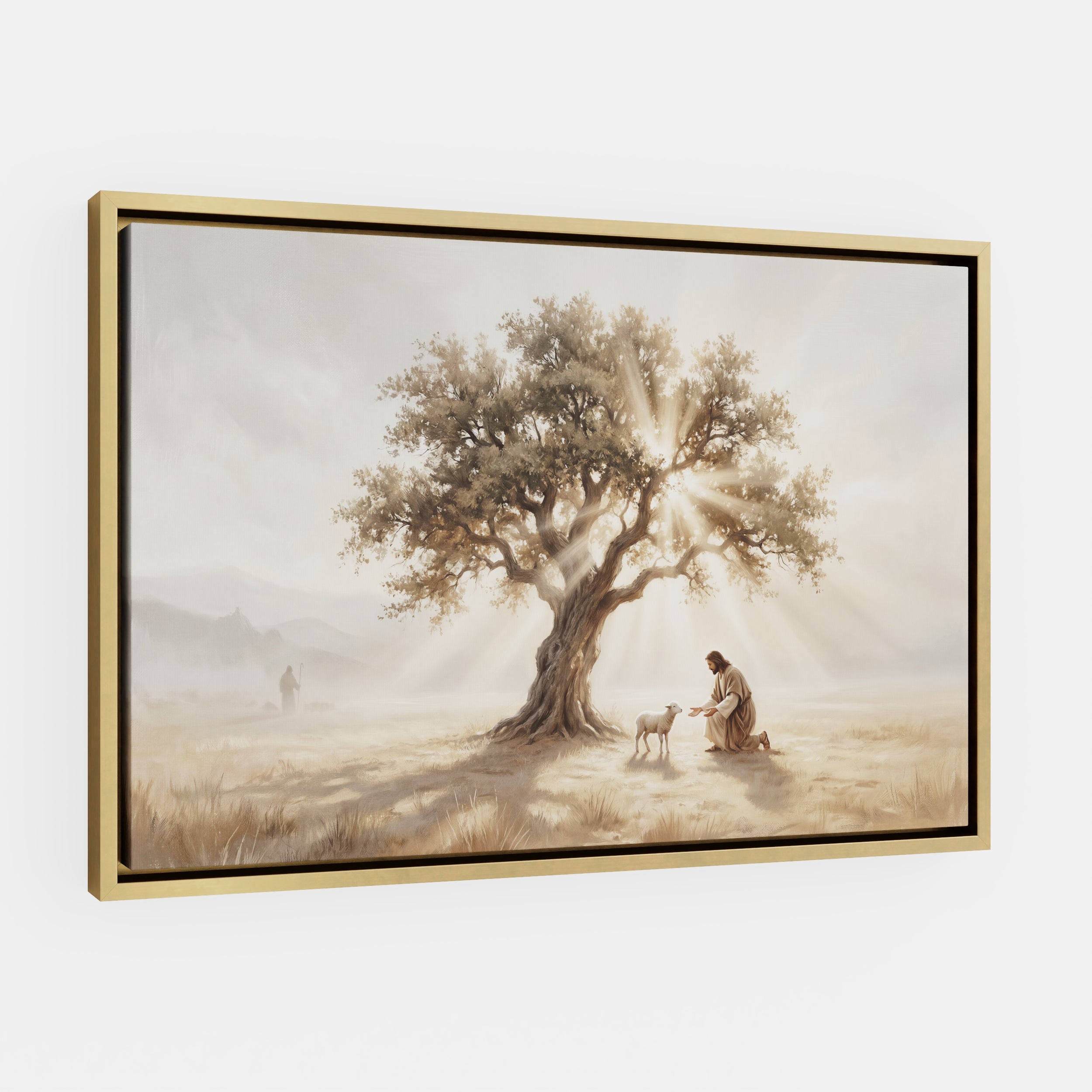 He Kneels for One - Canvas