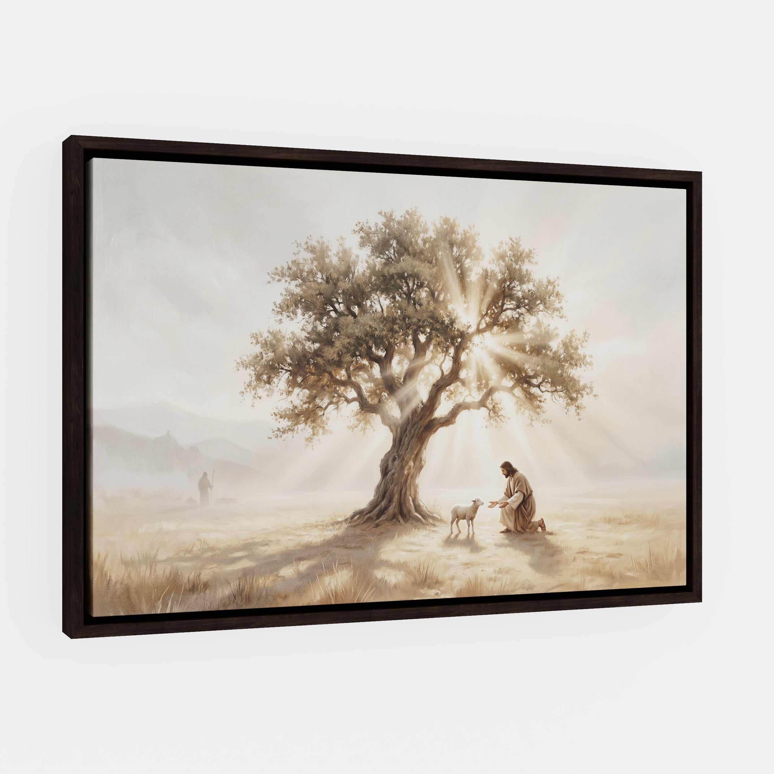 He Kneels for One - Canvas
