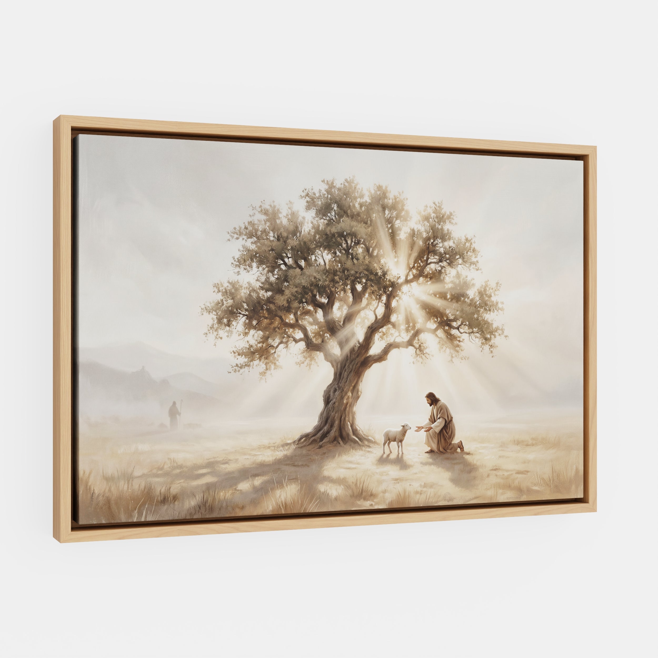 He Kneels for One - Canvas