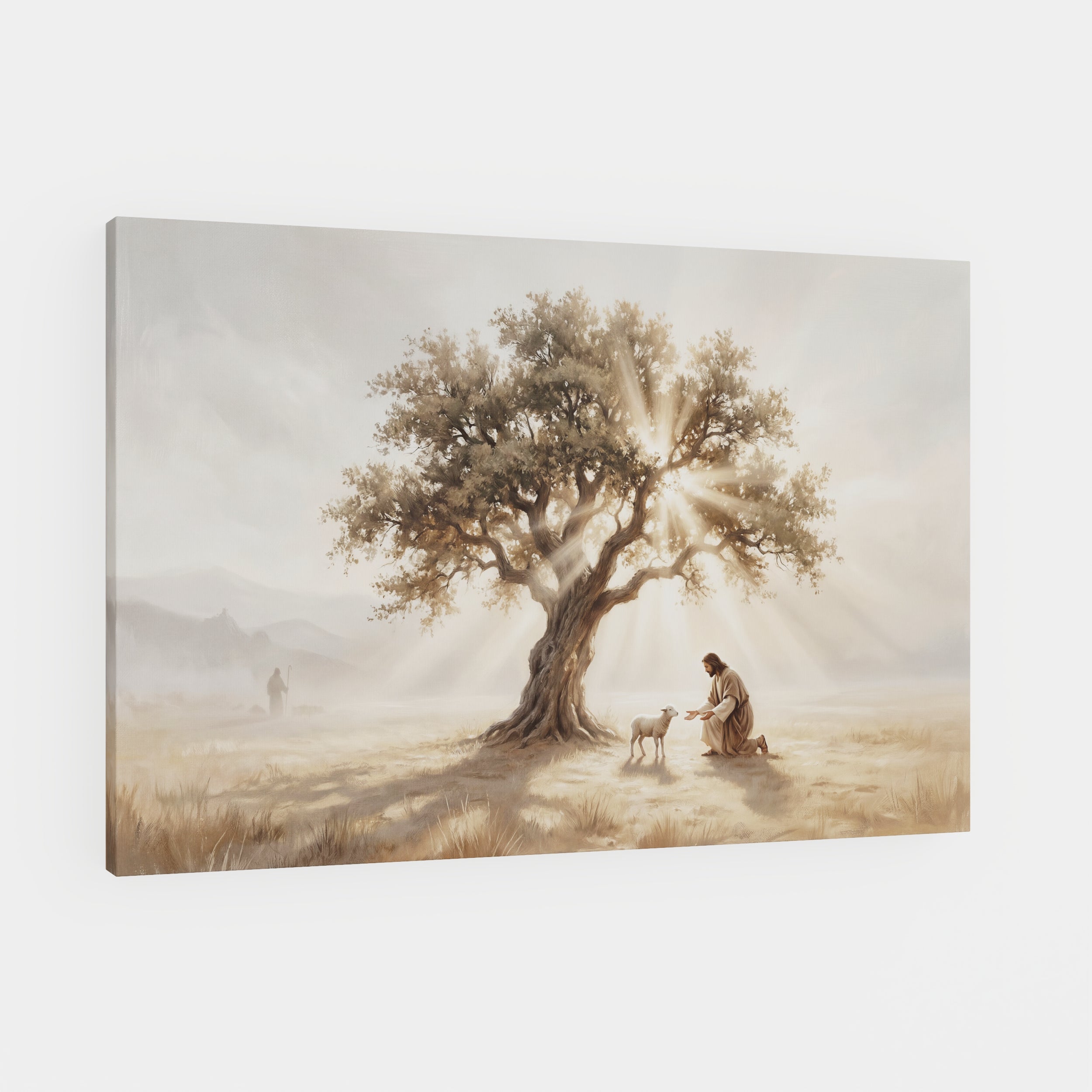 He Kneels for One - Canvas