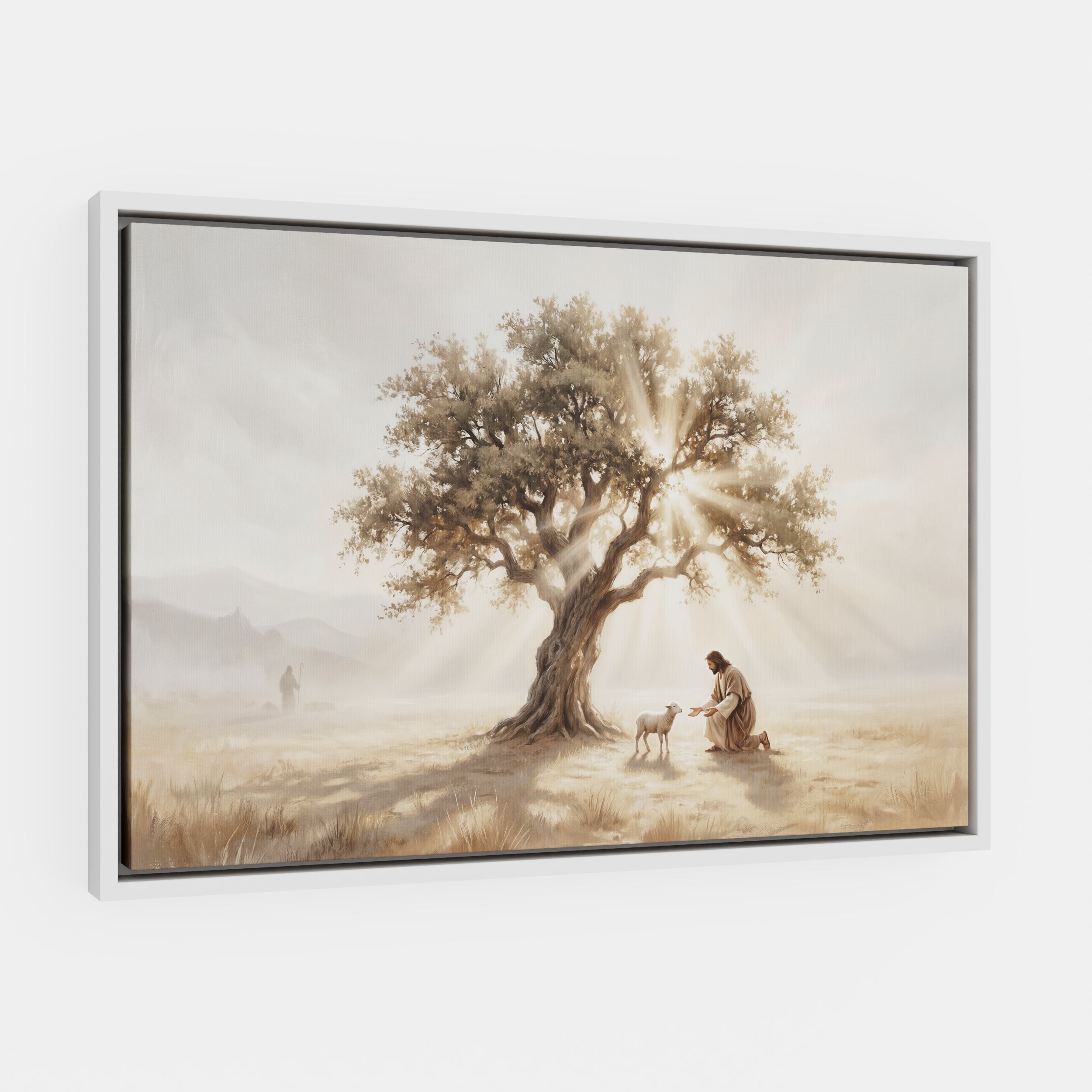 He Kneels for One - Canvas
