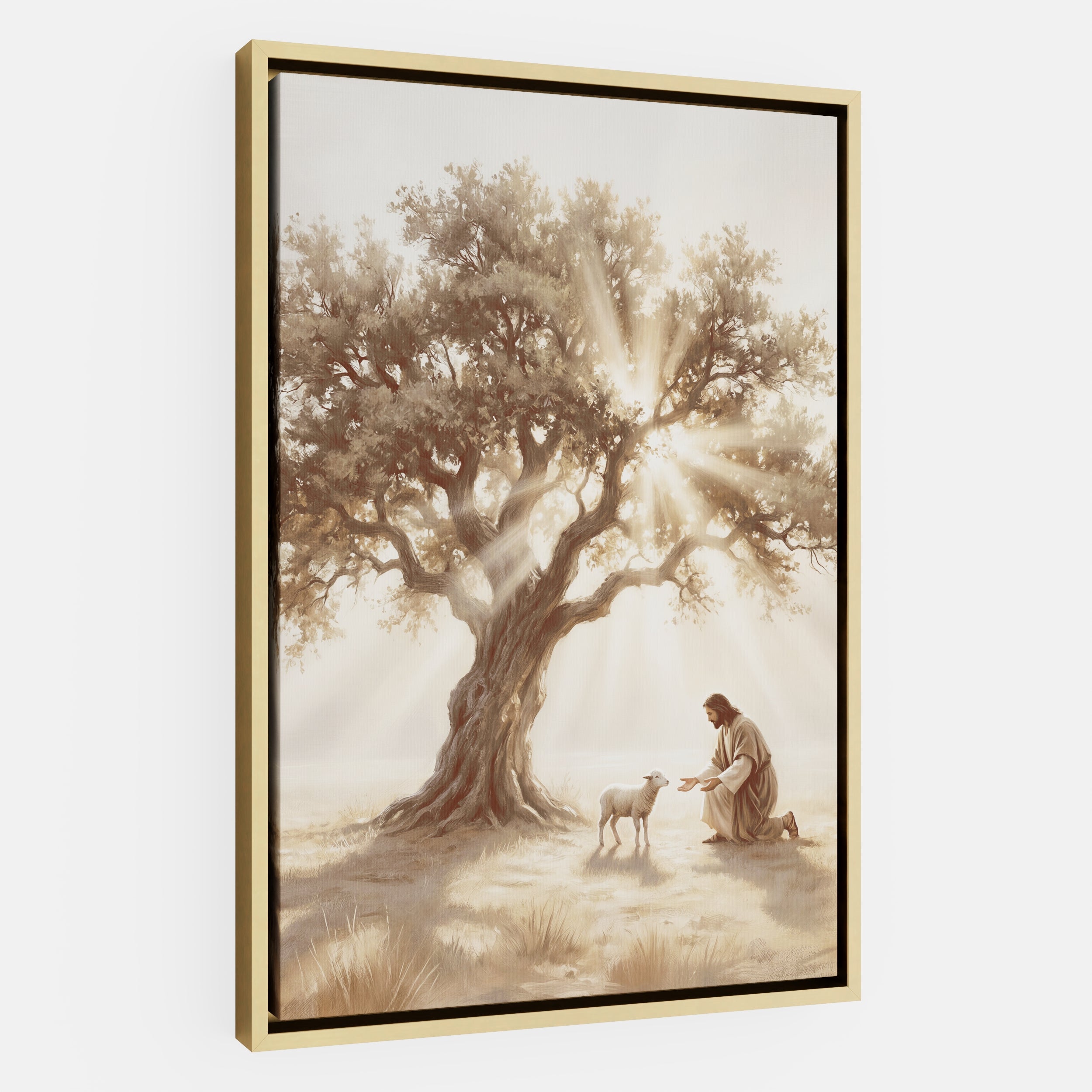 He Kneels for One - Canvas