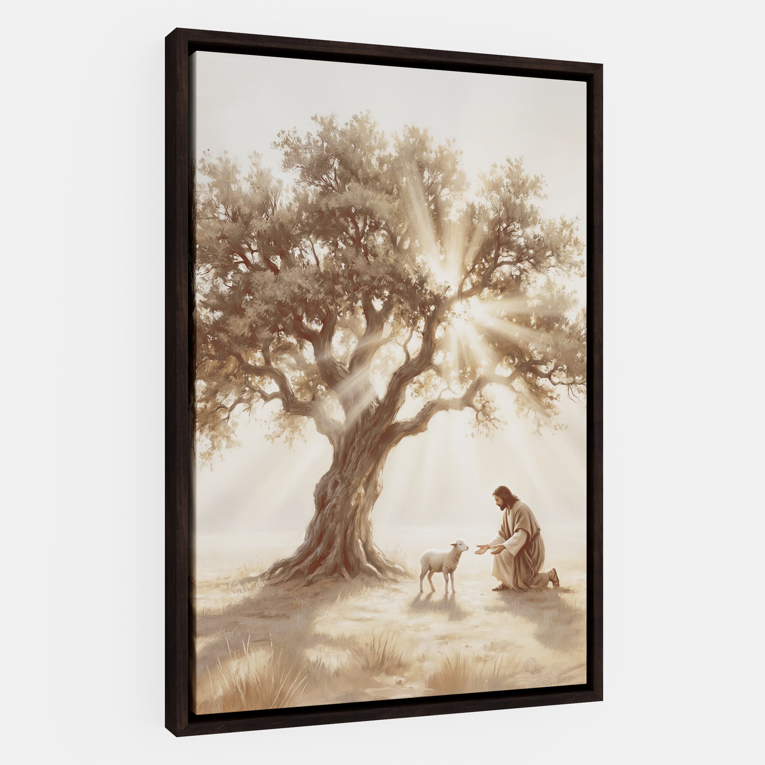 He Kneels for One - Canvas