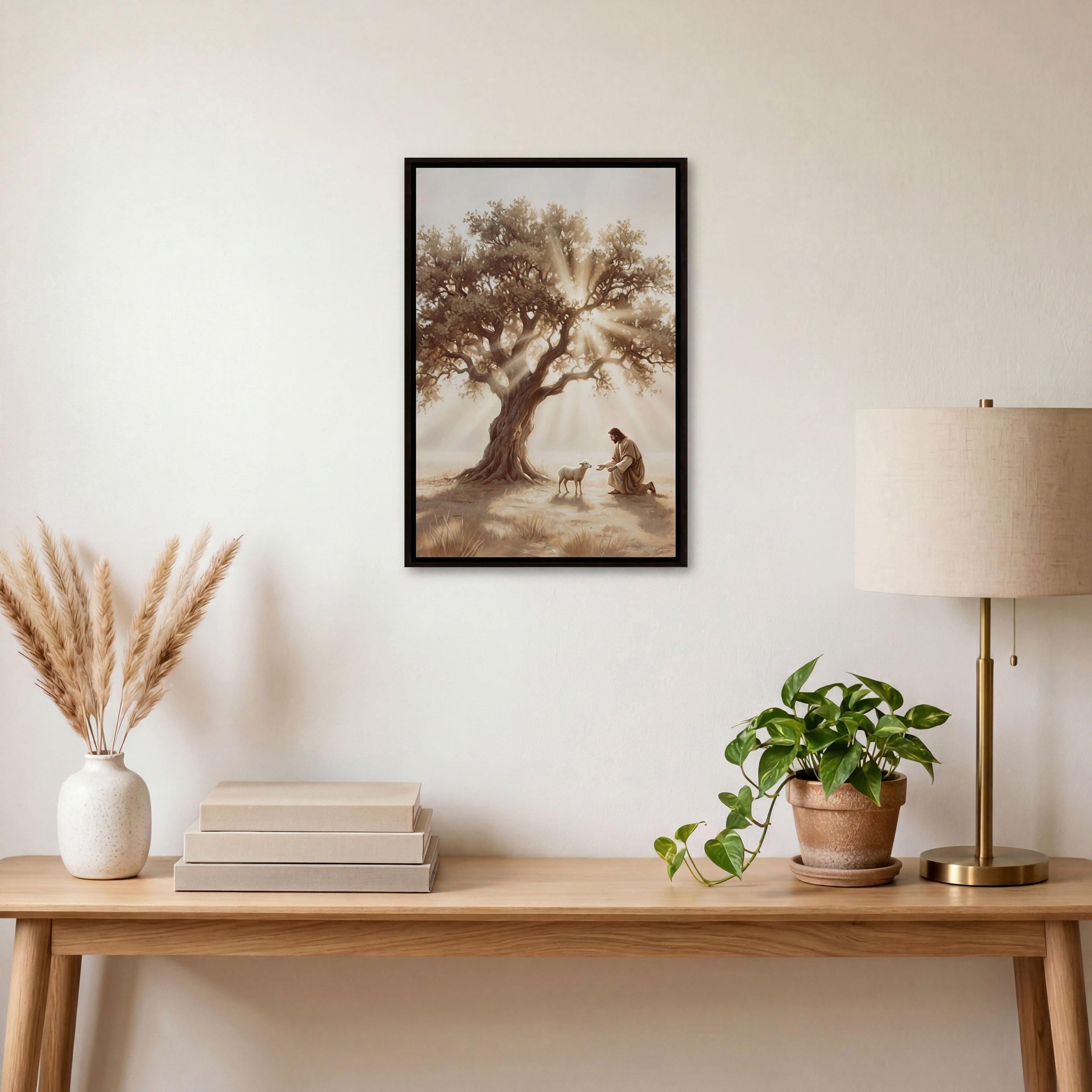 He Kneels for One - Canvas