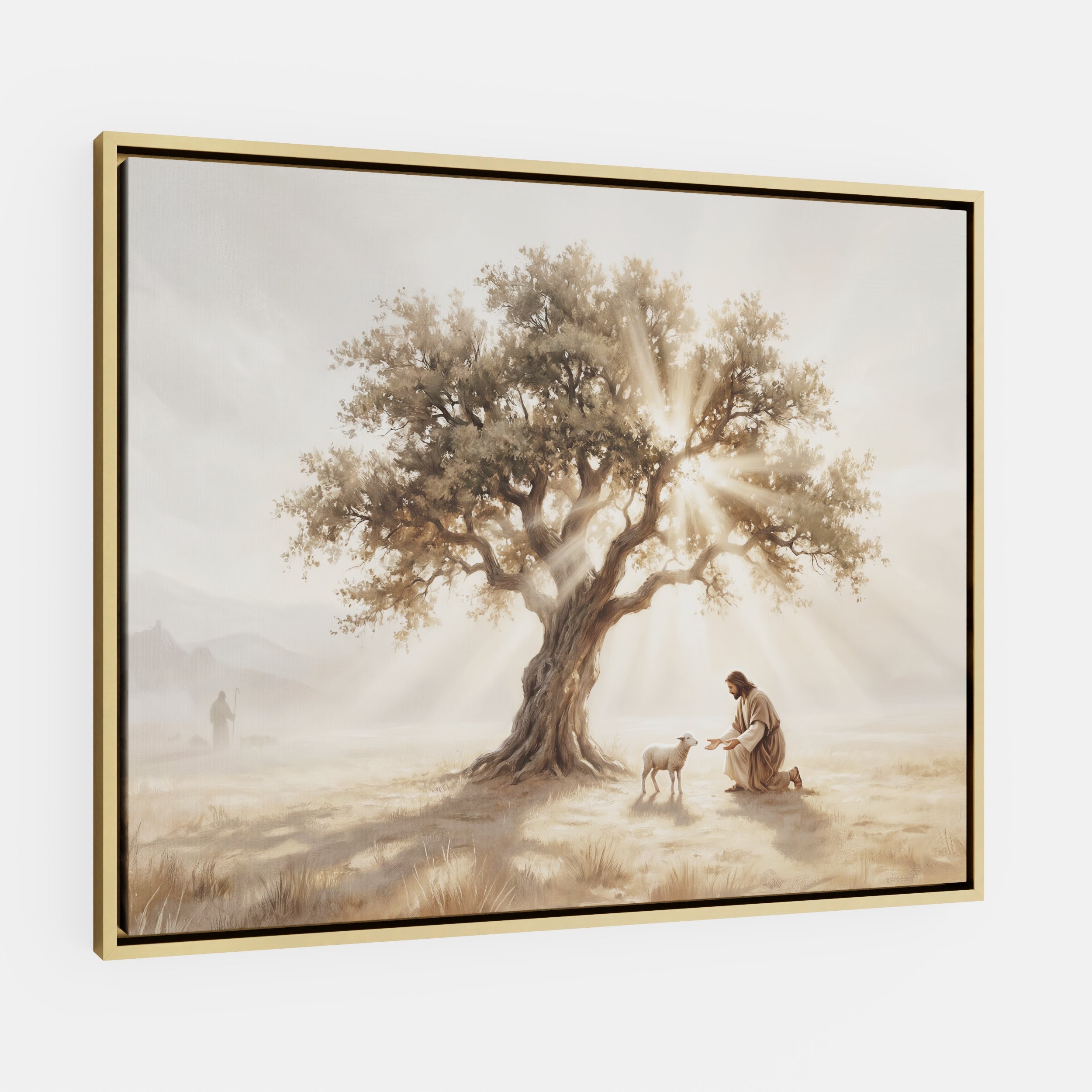 He Kneels for One - Canvas