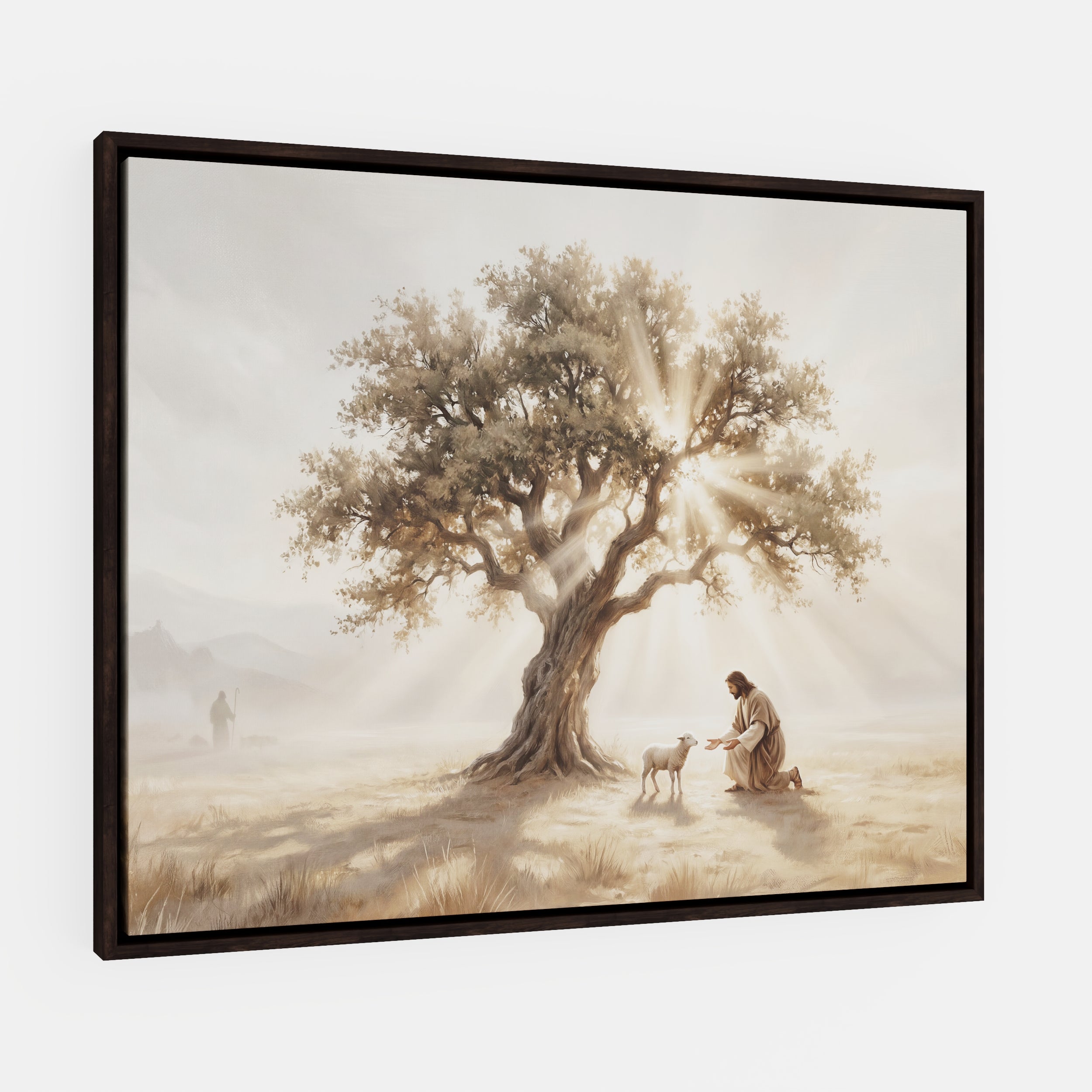 He Kneels for One - Canvas