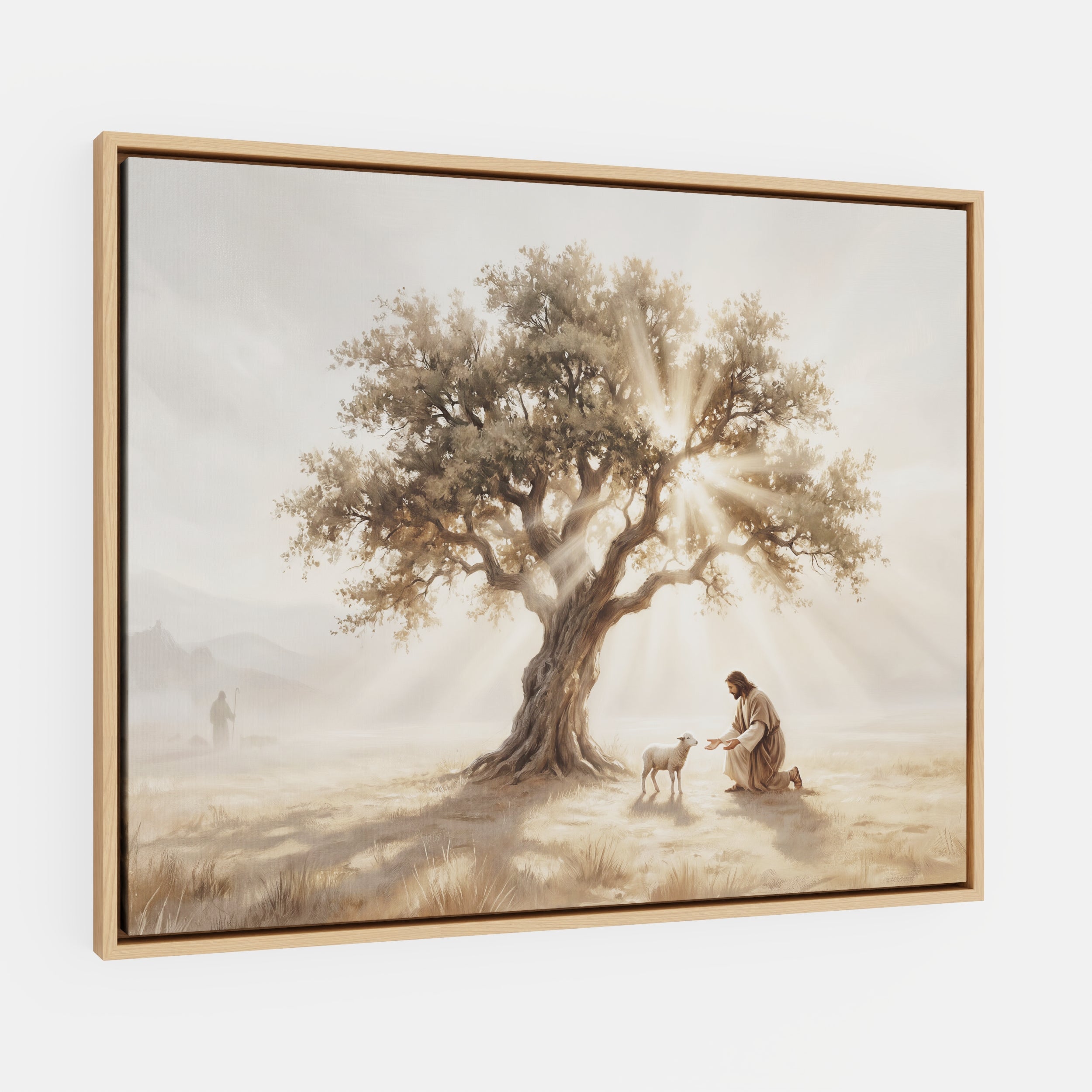 He Kneels for One - Canvas
