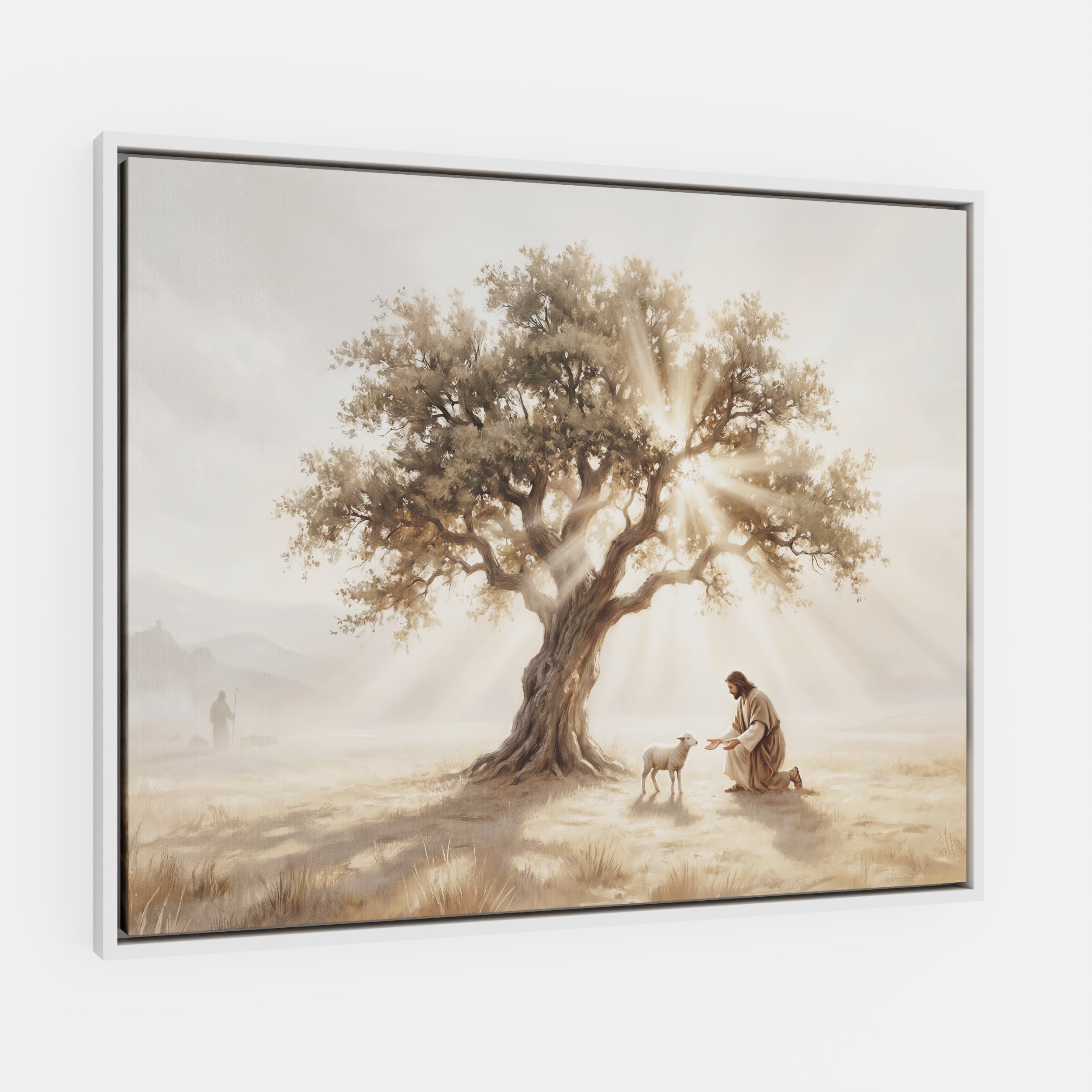 He Kneels for One - Canvas