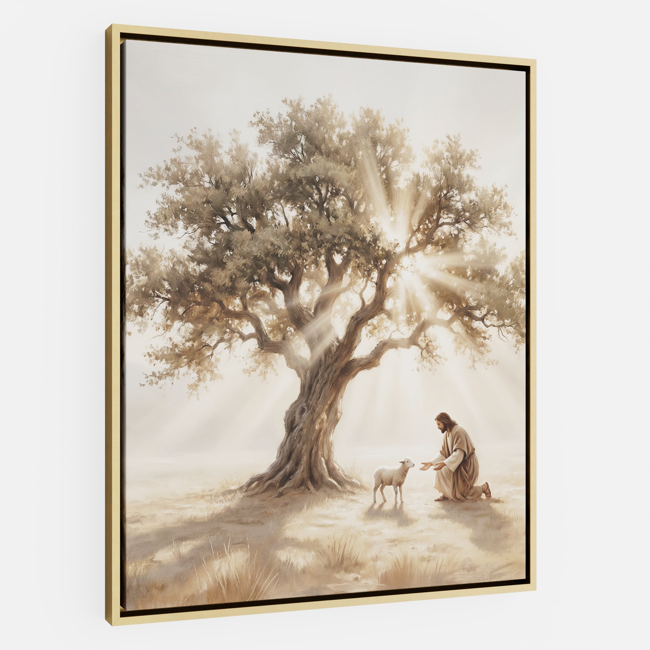 He Kneels for One - Canvas