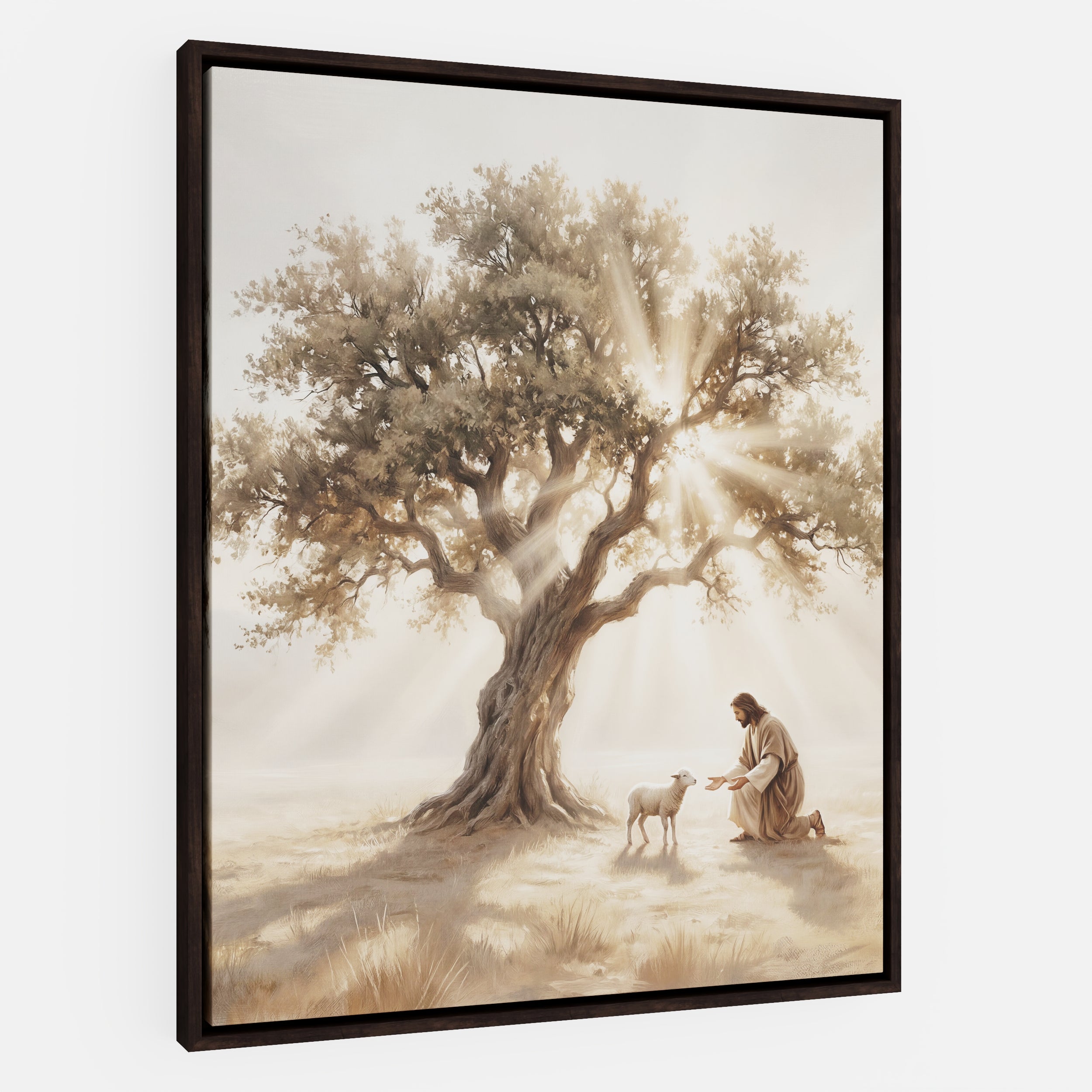 He Kneels for One - Canvas