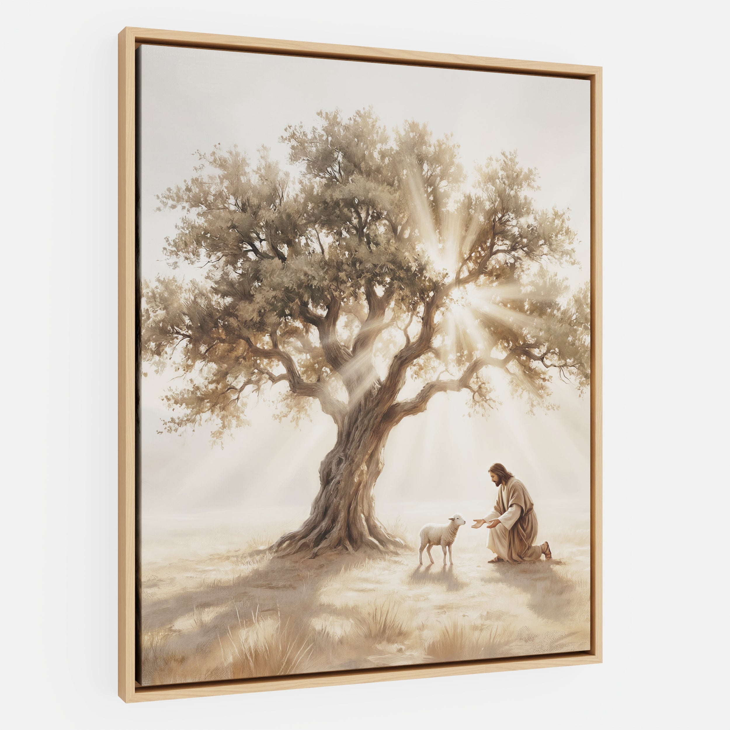 He Kneels for One - Canvas