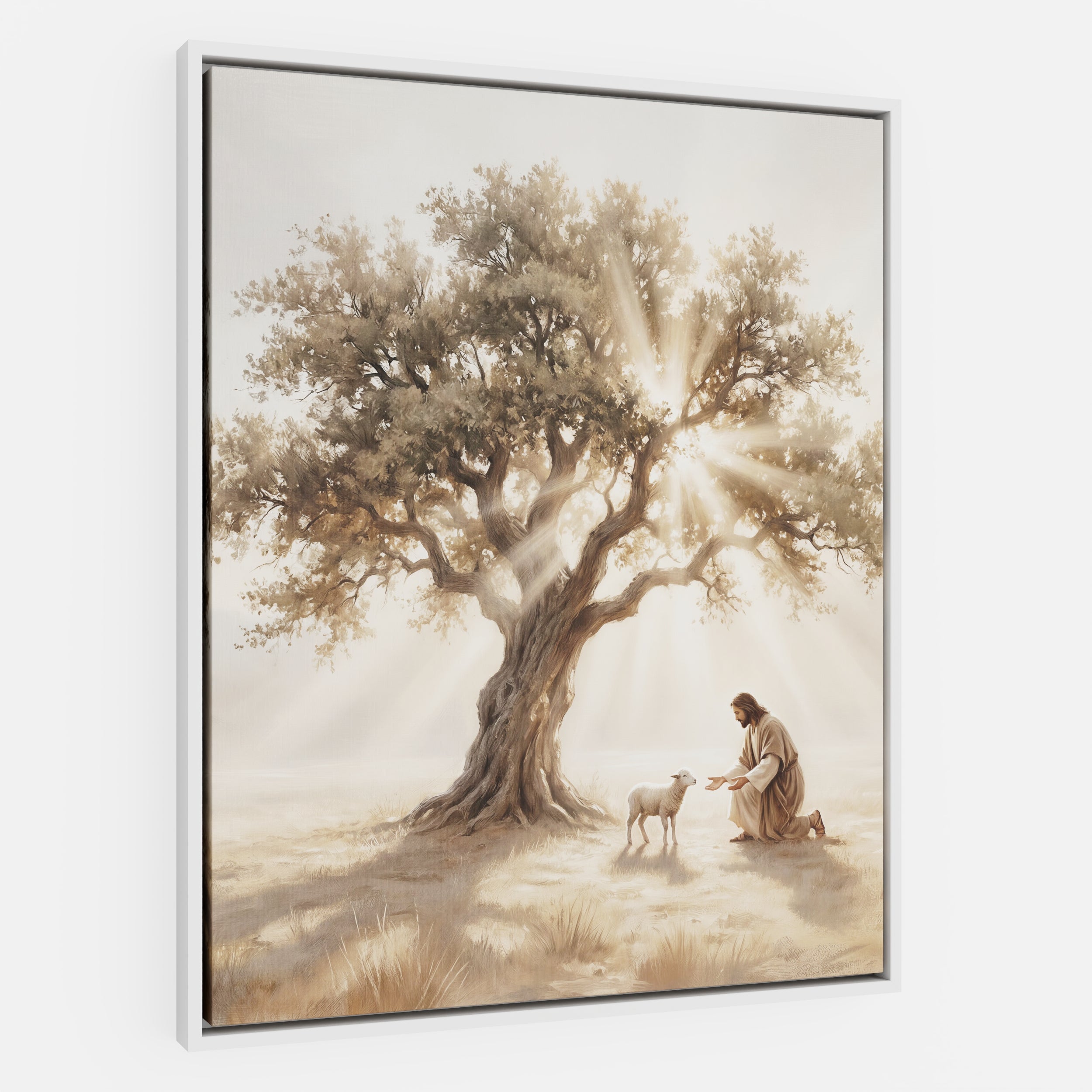 He Kneels for One - Canvas