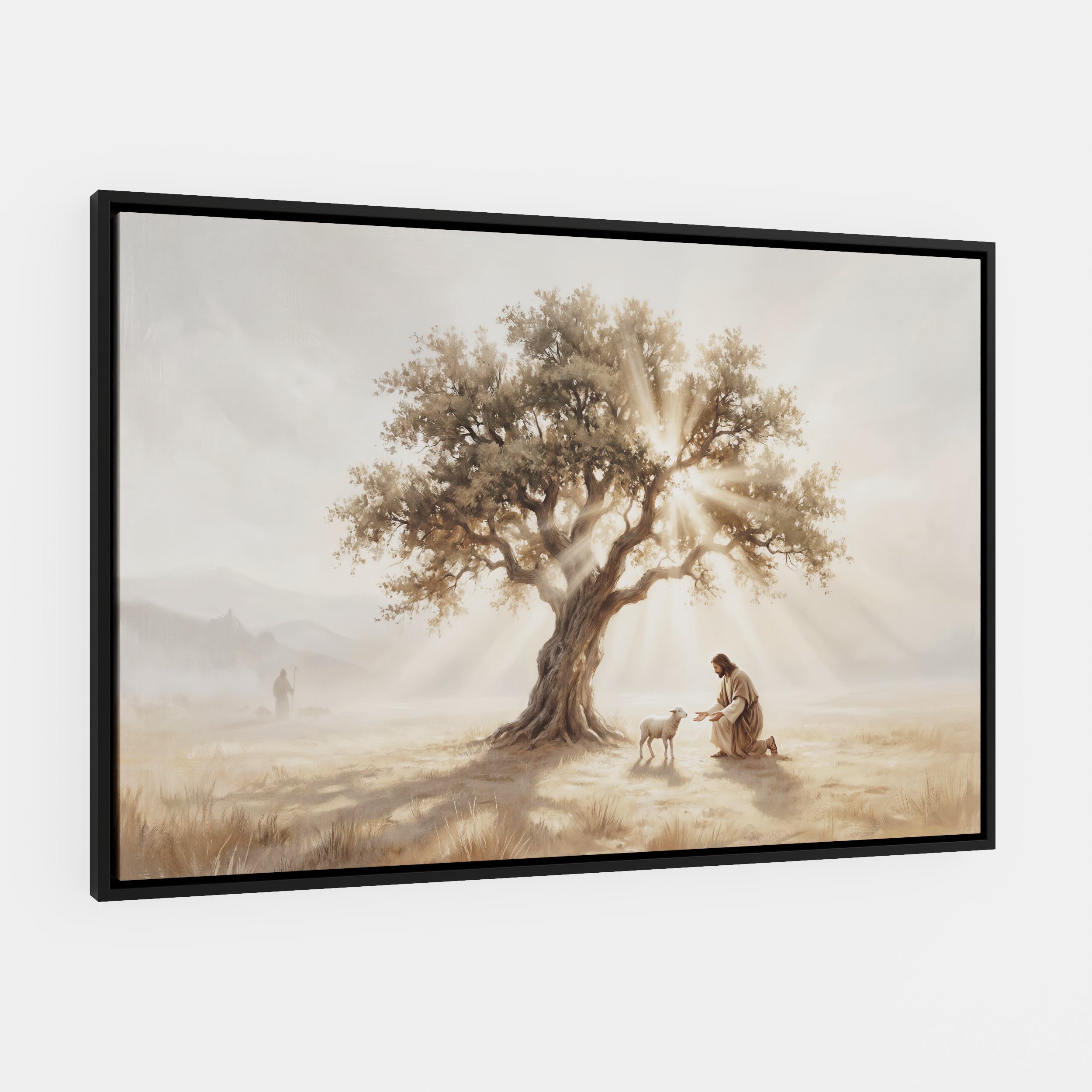 He Kneels for One - Canvas
