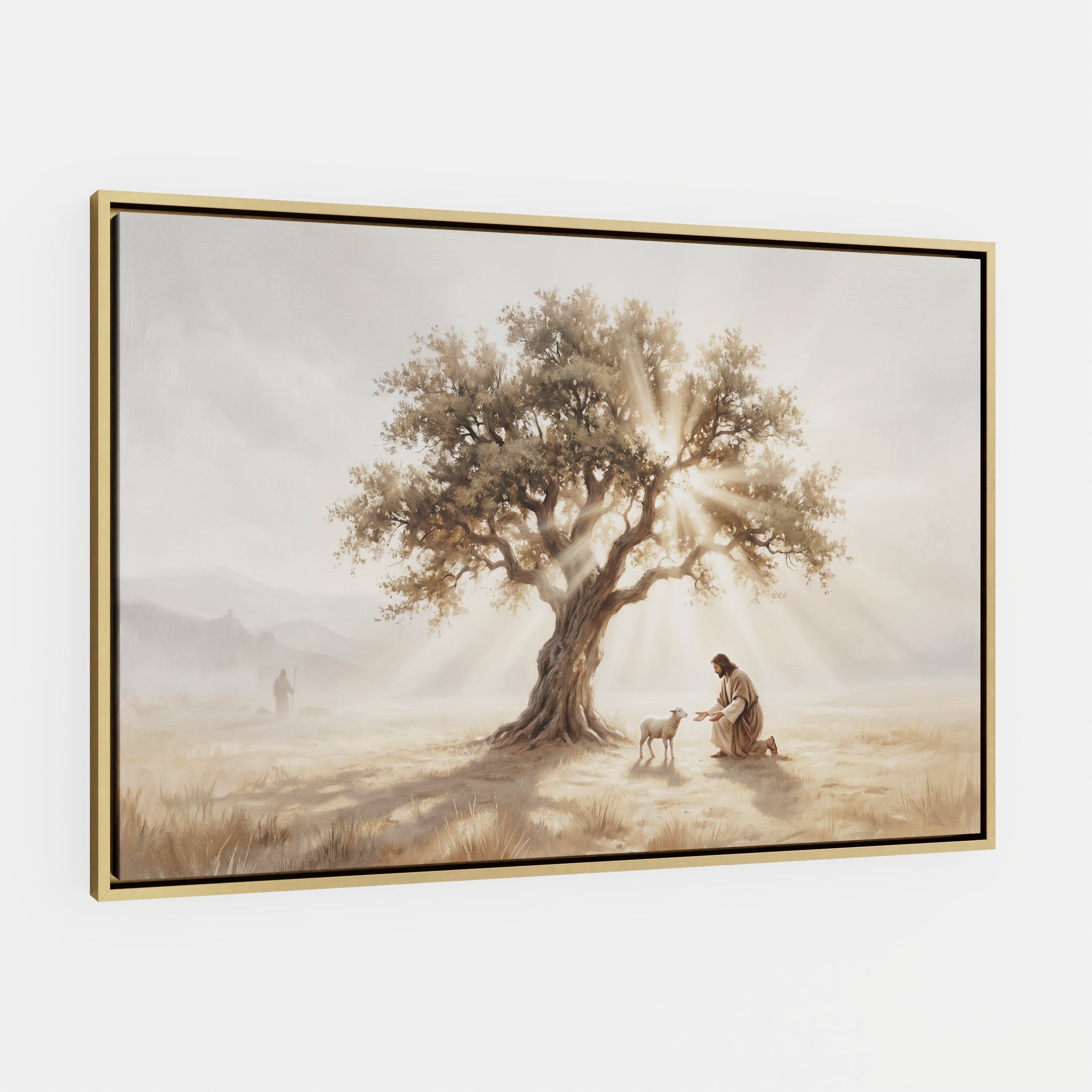 He Kneels for One - Canvas