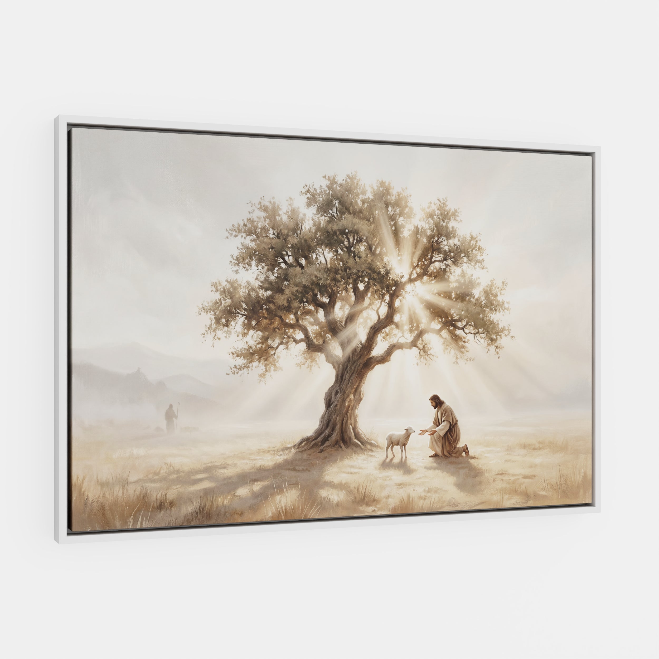 He Kneels for One - Canvas