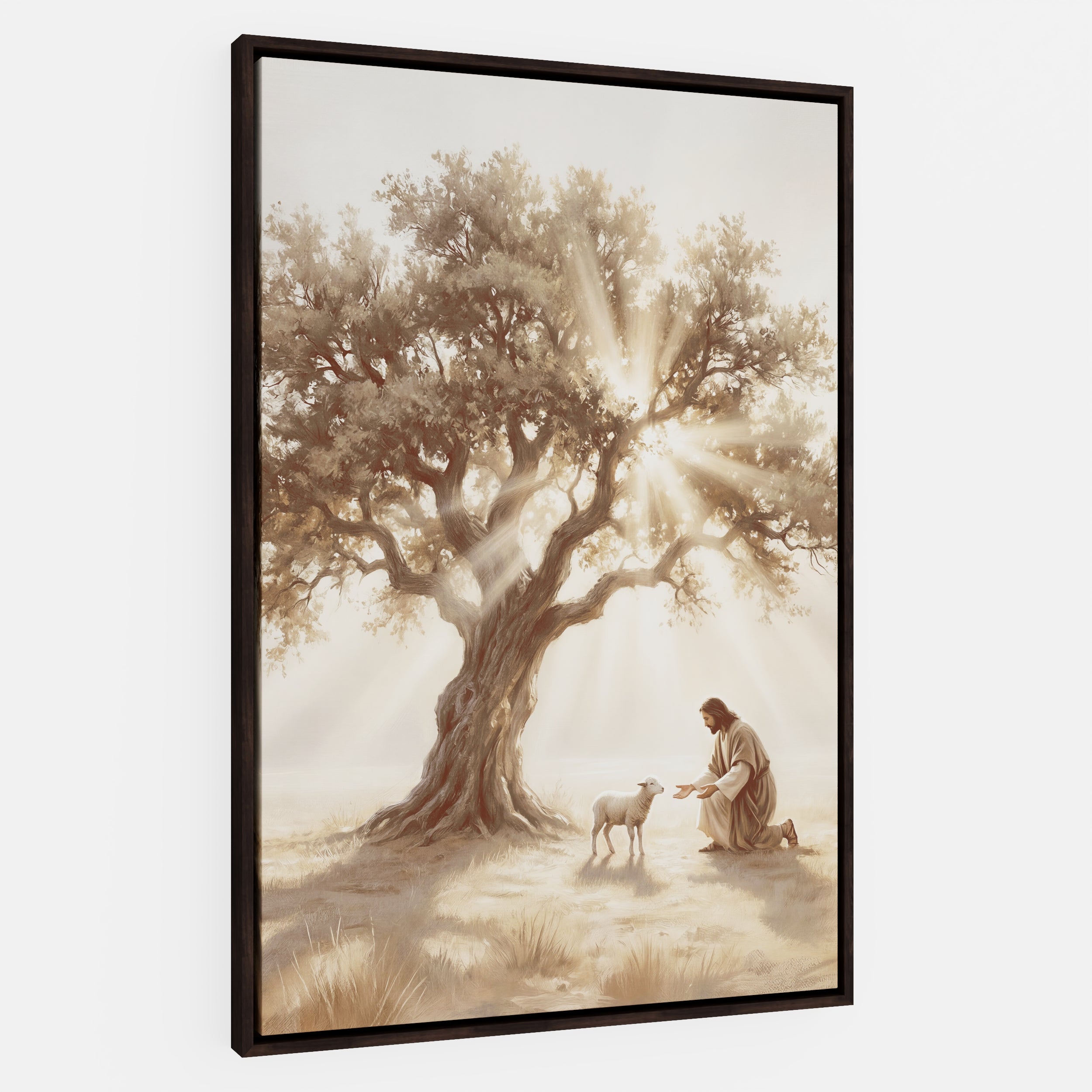 He Kneels for One - Canvas