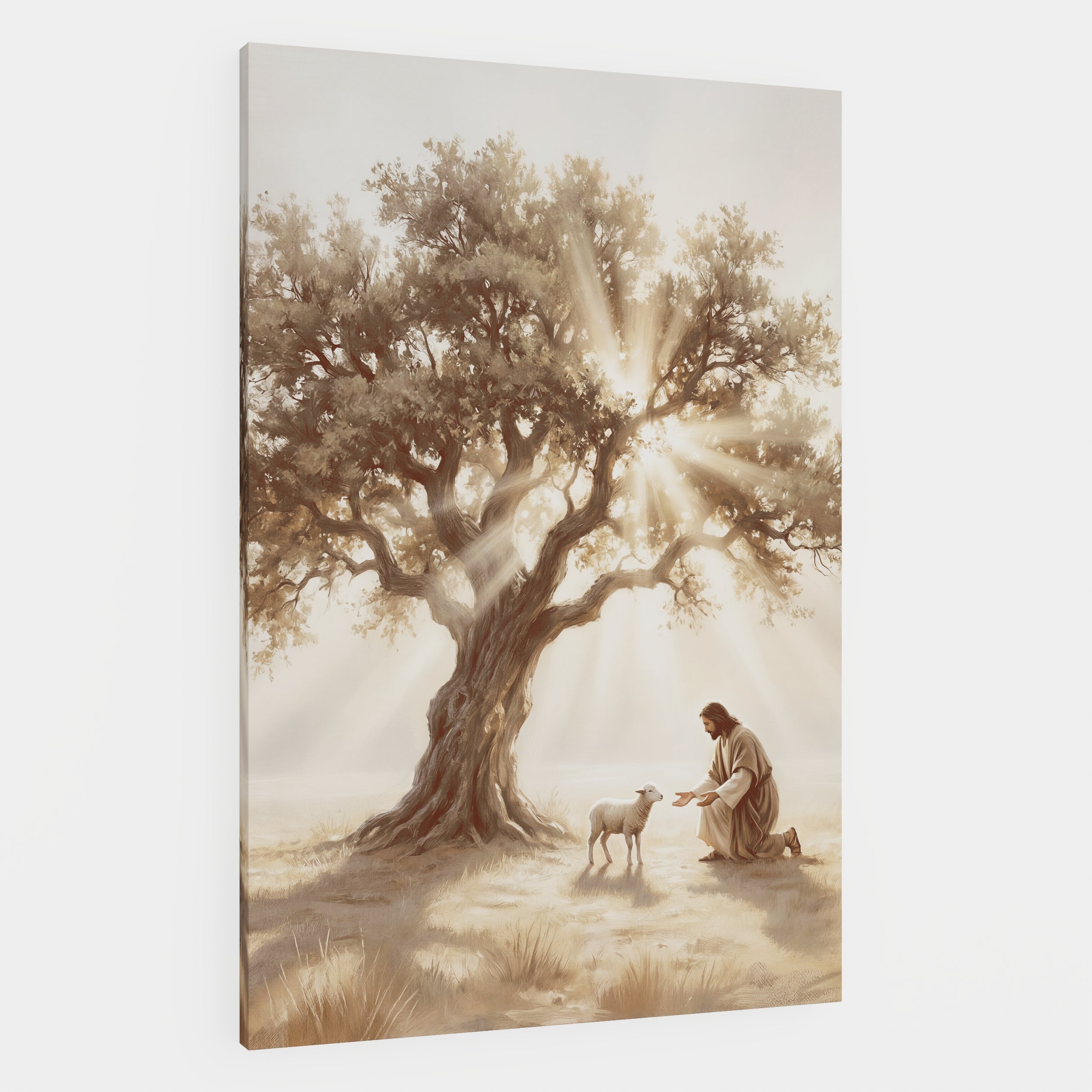 He Kneels for One - Canvas