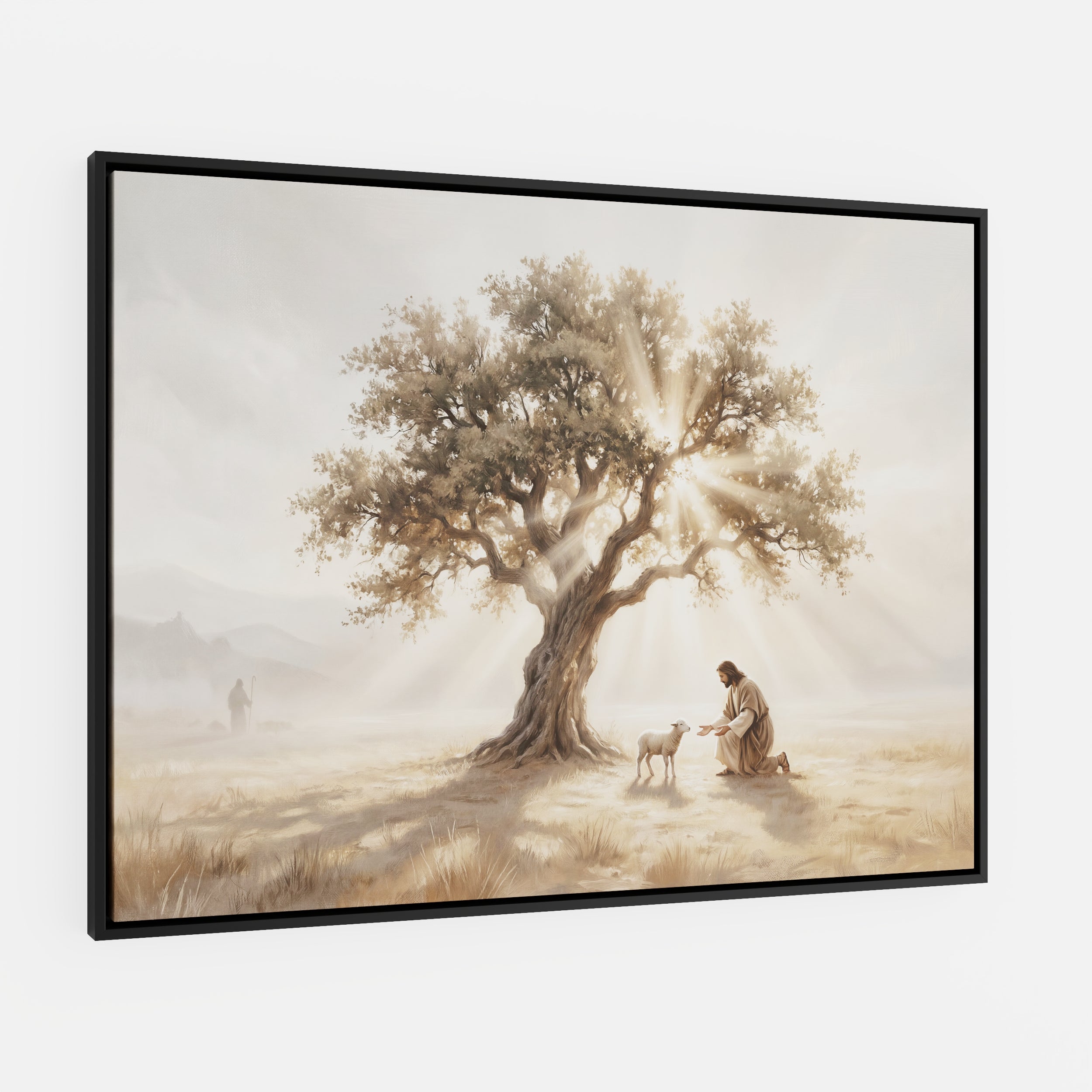He Kneels for One - Canvas