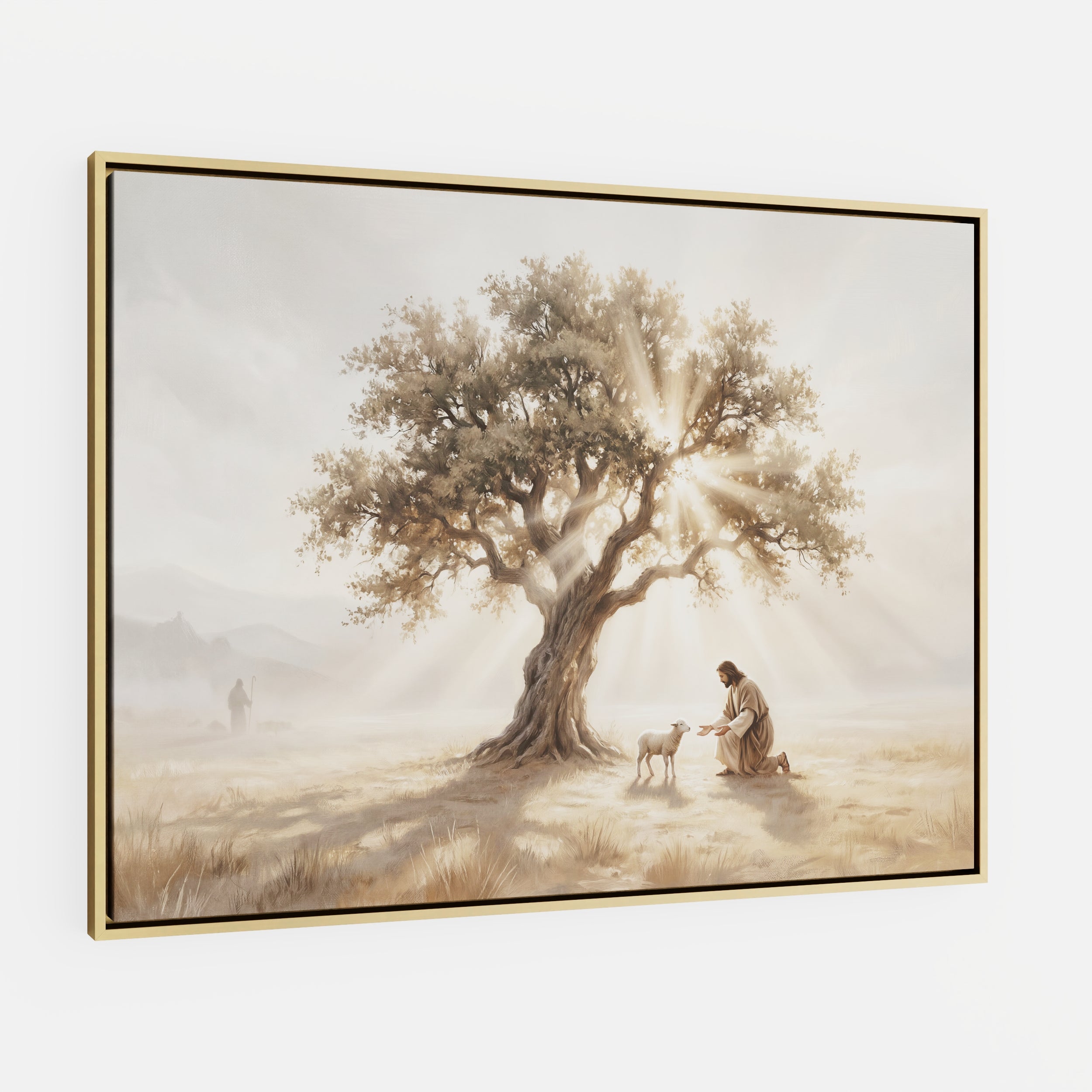 He Kneels for One - Canvas