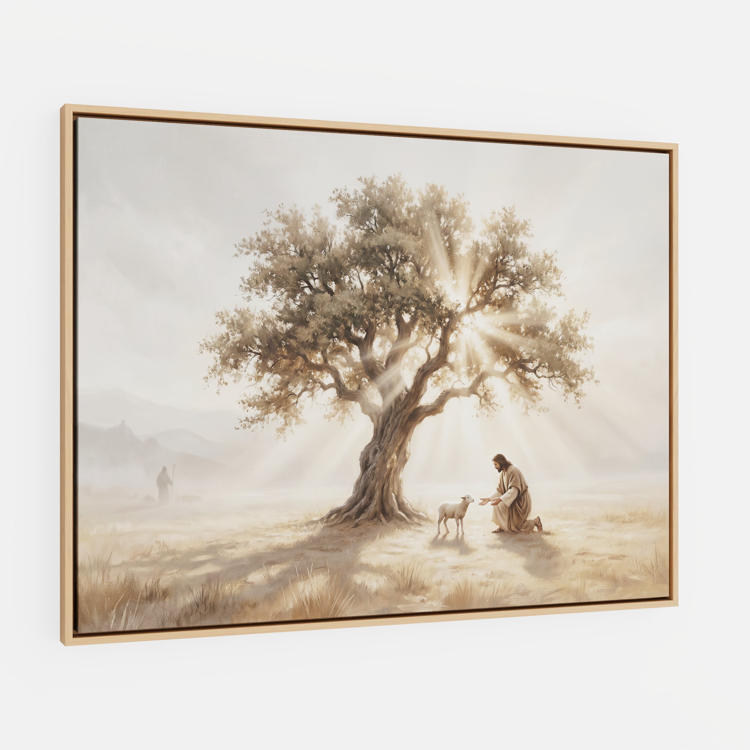 He Kneels for One - Canvas