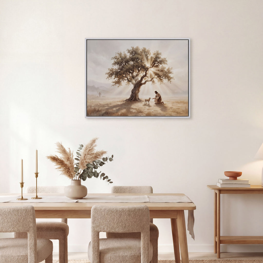 He Kneels for One - Canvas