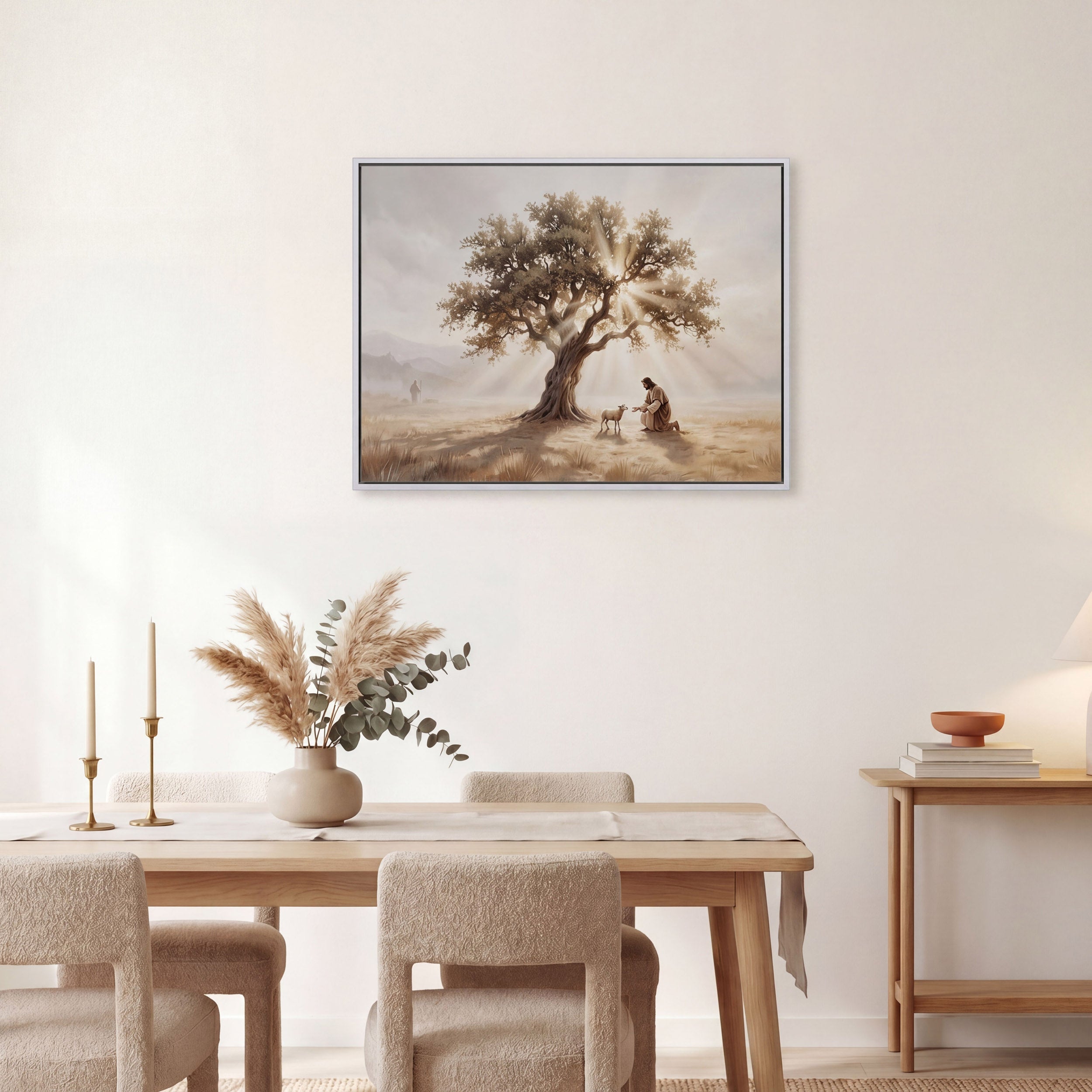 He Kneels for One - Canvas